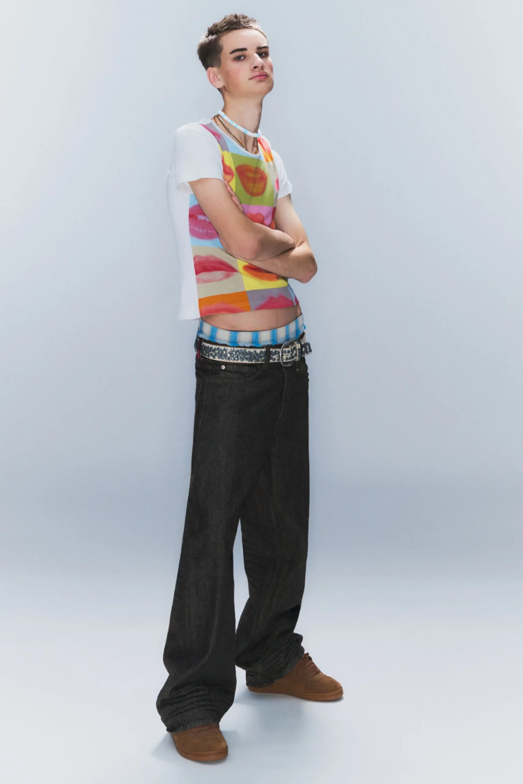 Weekday Jeans<LOOSER REGULAR WAIST LOOSE STRAIGHT JEANS