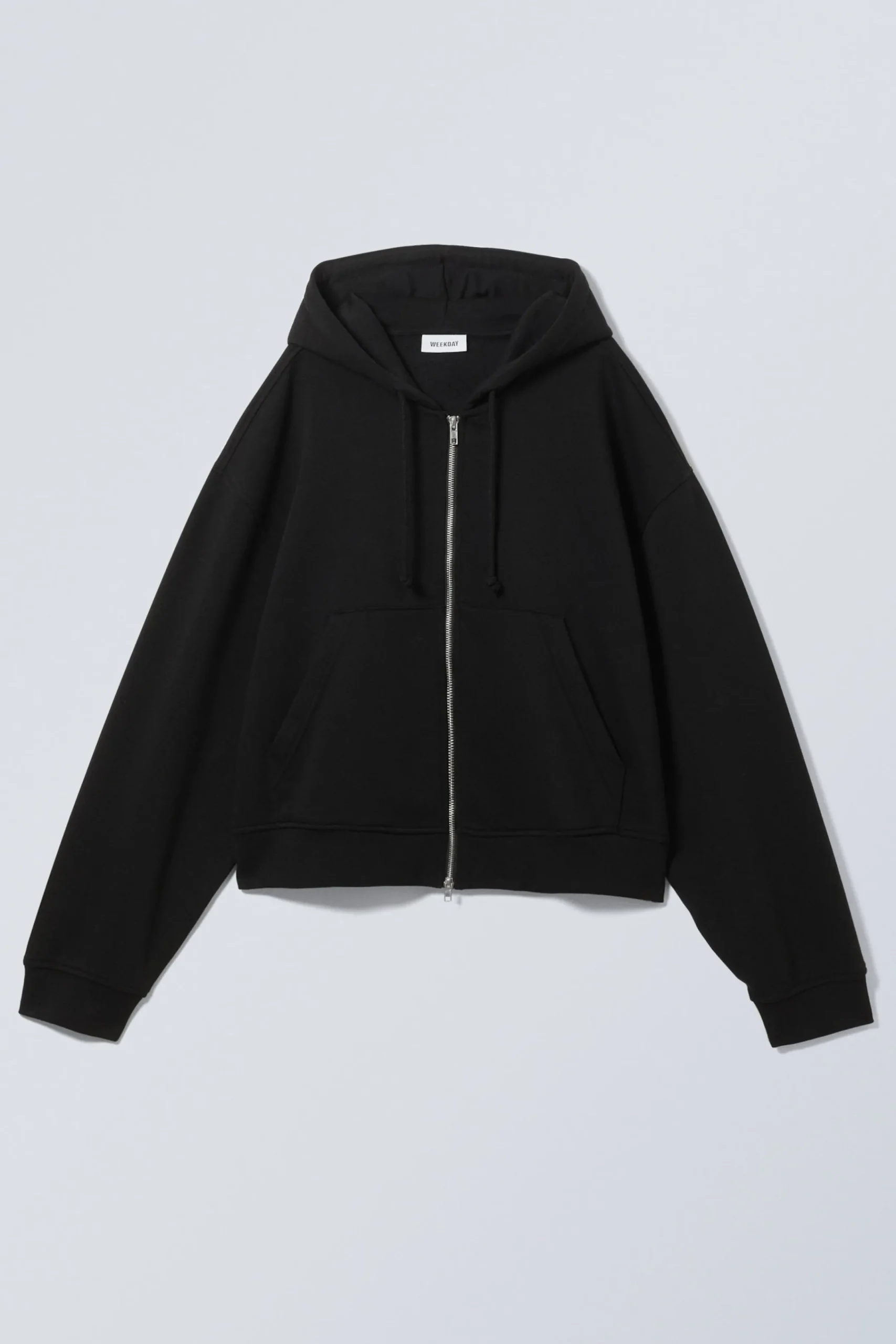 Weekday Hoodies | Basplagg<MEDELTJOCK BOXIG HOODIE MED DRAGKEDJA OCH LÖS PASSFORM