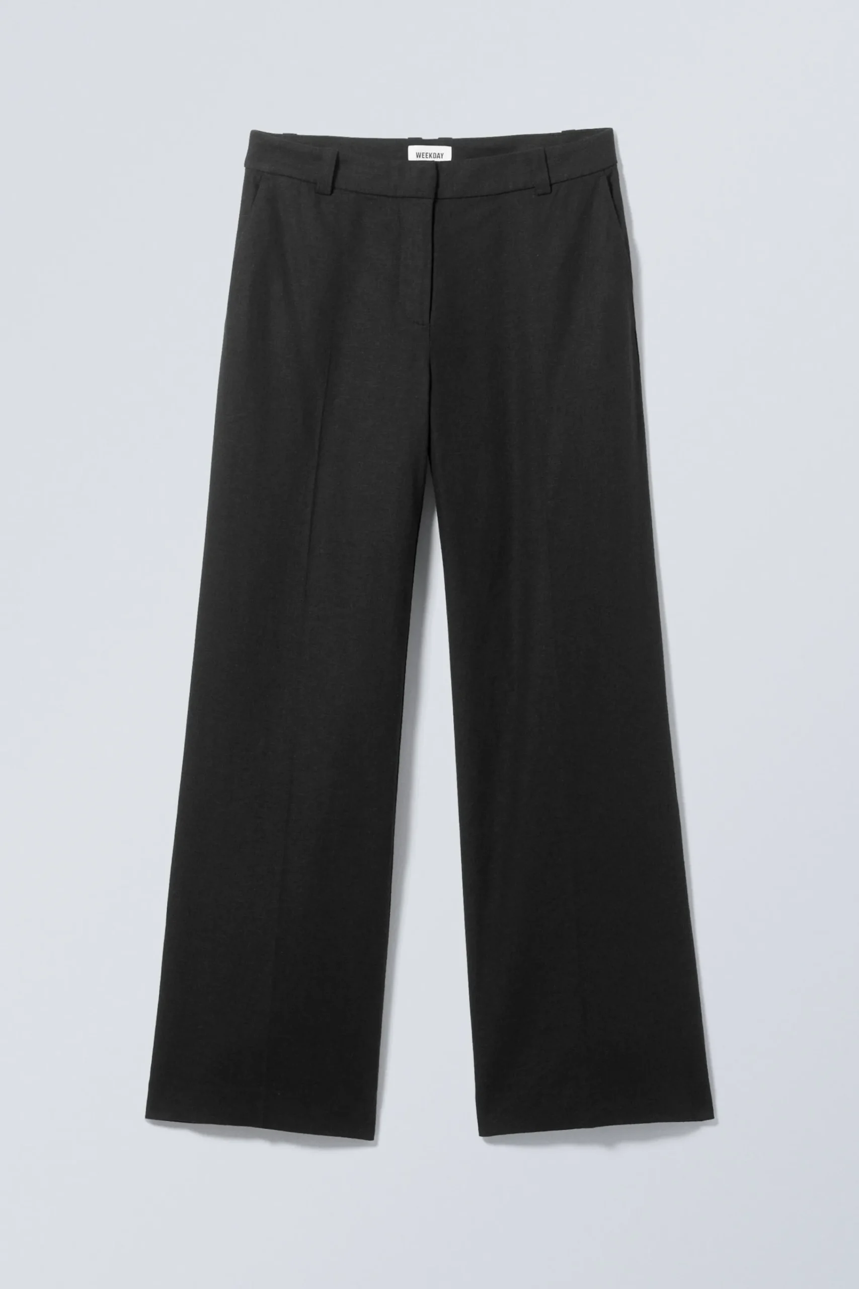 Weekday Byxor<MID-WAIST KOSTYMBYXOR I LINNEBLANDNING