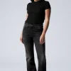 Weekday Jeans<MOON MID WAIST REGULAR BOOTCUT LEG JEANS