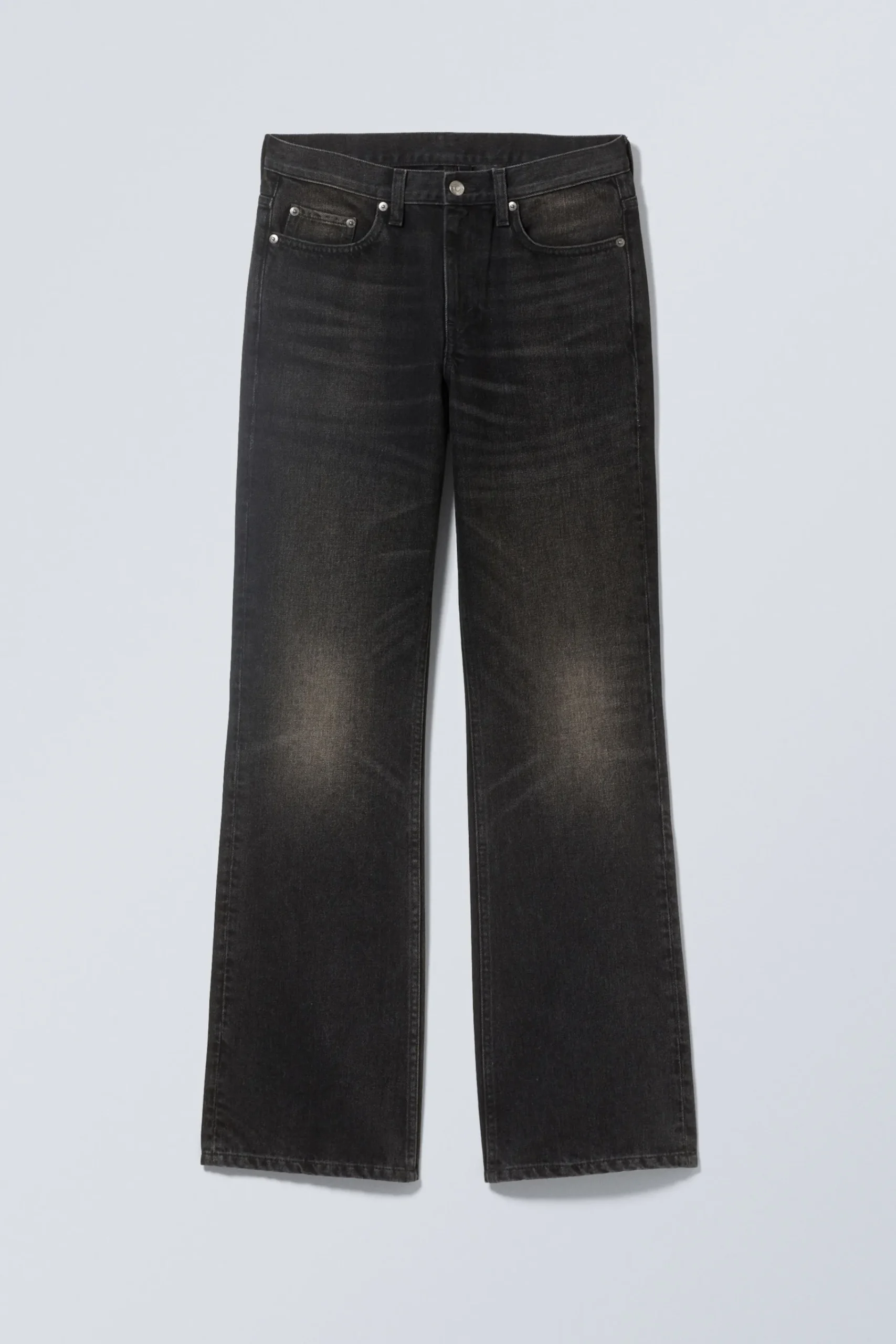 moon_mid_waist_regular_bootcut_leg_jeans_2.webp Weekday Jeans<MOON MID WAIST REGULAR BOOTCUT LEG JEANS