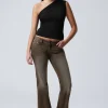 Weekday Jeans<NOVA LOW WAIST SLIM BOOTCUT LEG JEANS
