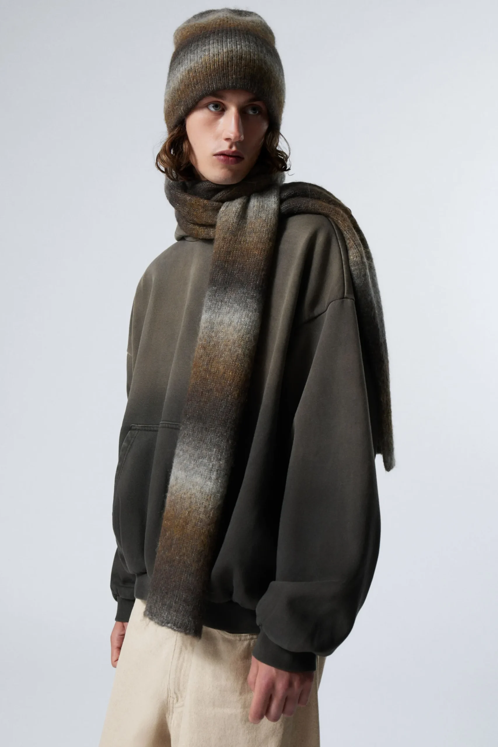 Weekday Halsdukar | Halsdukar<OMBRE RANDIG SCARF