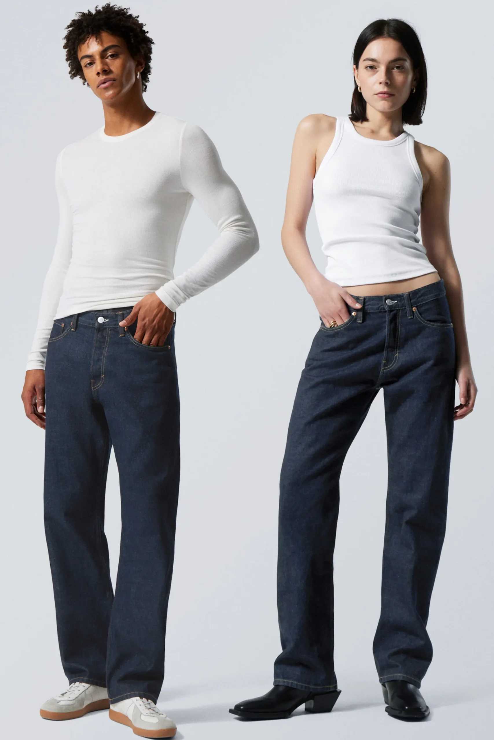 Weekday Jeans | Jeans<ORBIT MID WAIST REGULAR STRAIGHT LEG JEANS