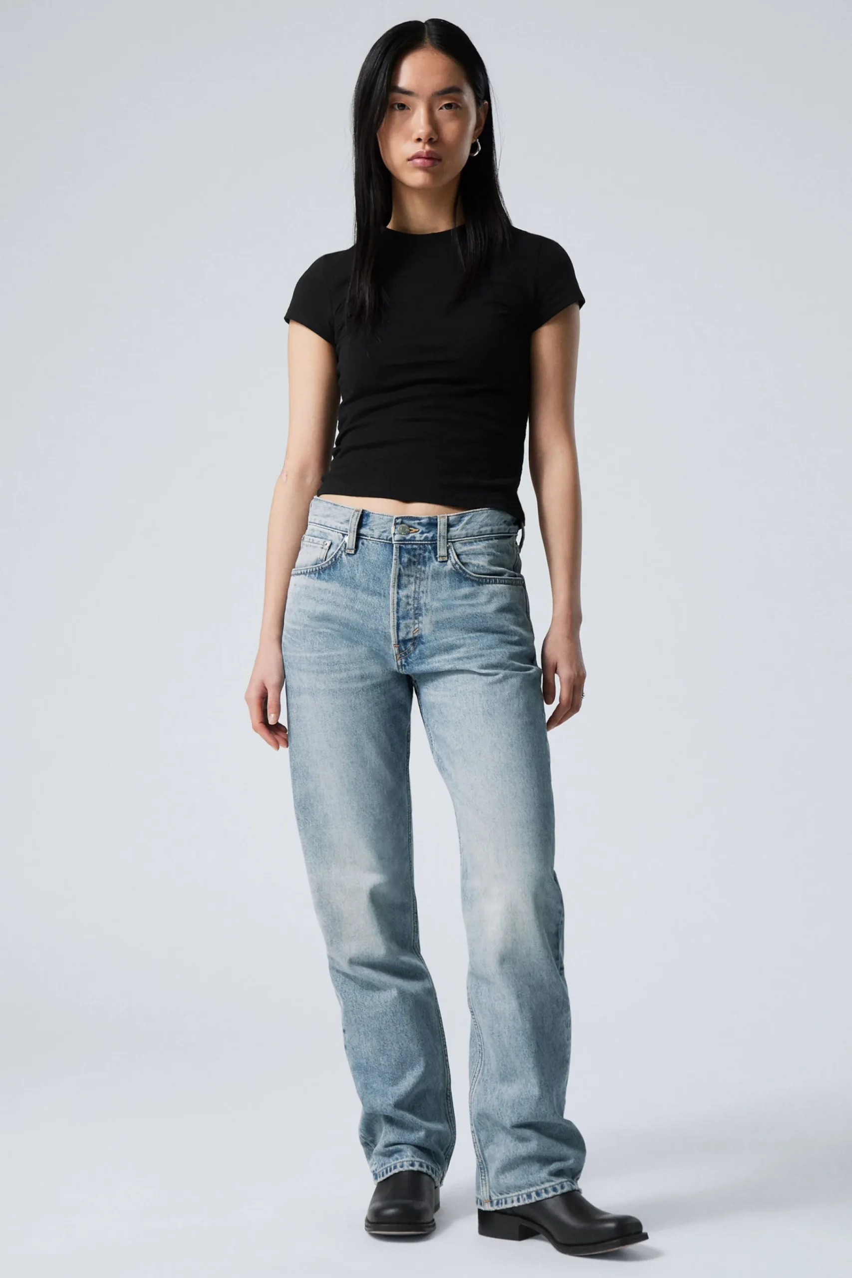 orbit_mid_waist_regular_straight_leg_jeans_4-1.webp Weekday Jeans<ORBIT MID WAIST REGULAR STRAIGHT LEG JEANS