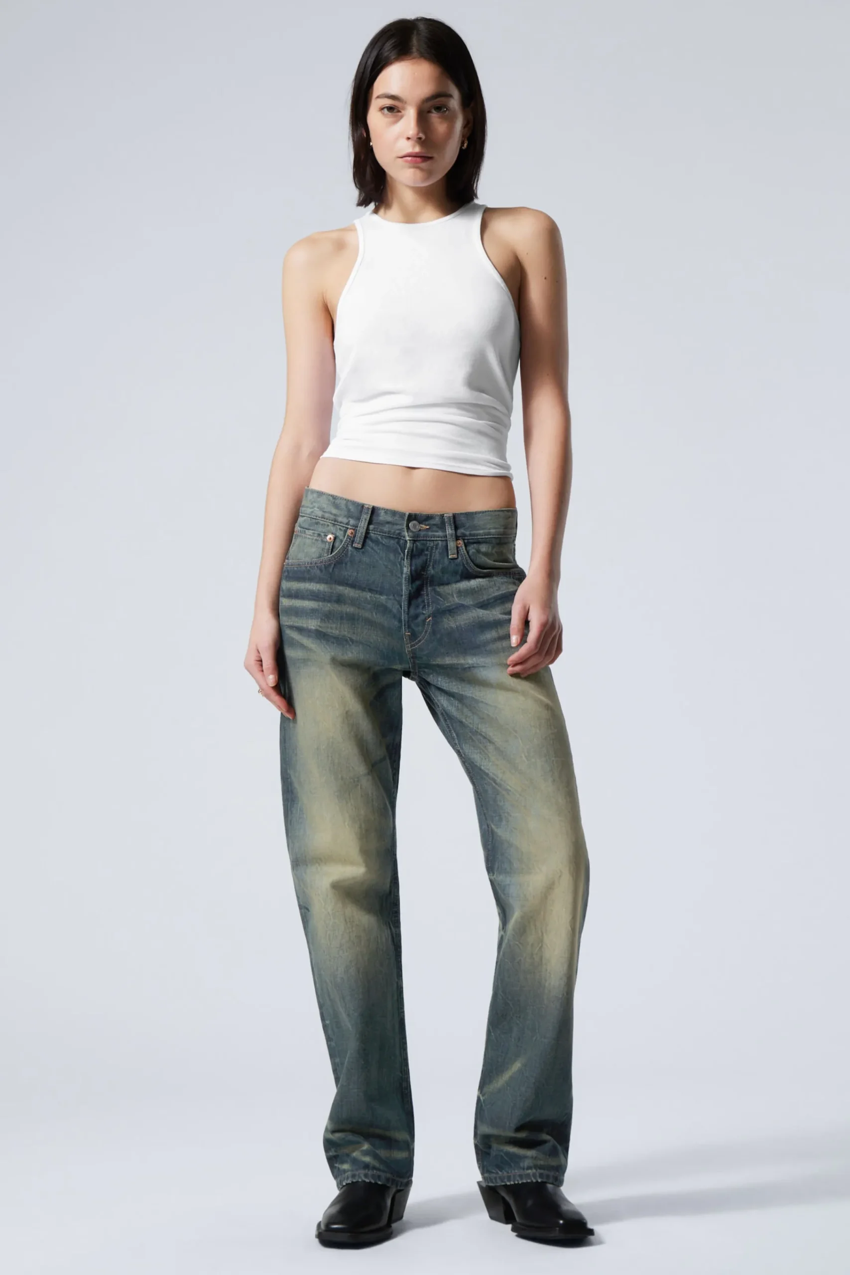 orbit_mid_waist_regular_straight_leg_jeans_4.webp Weekday Jeans<ORBIT MID WAIST REGULAR STRAIGHT LEG JEANS