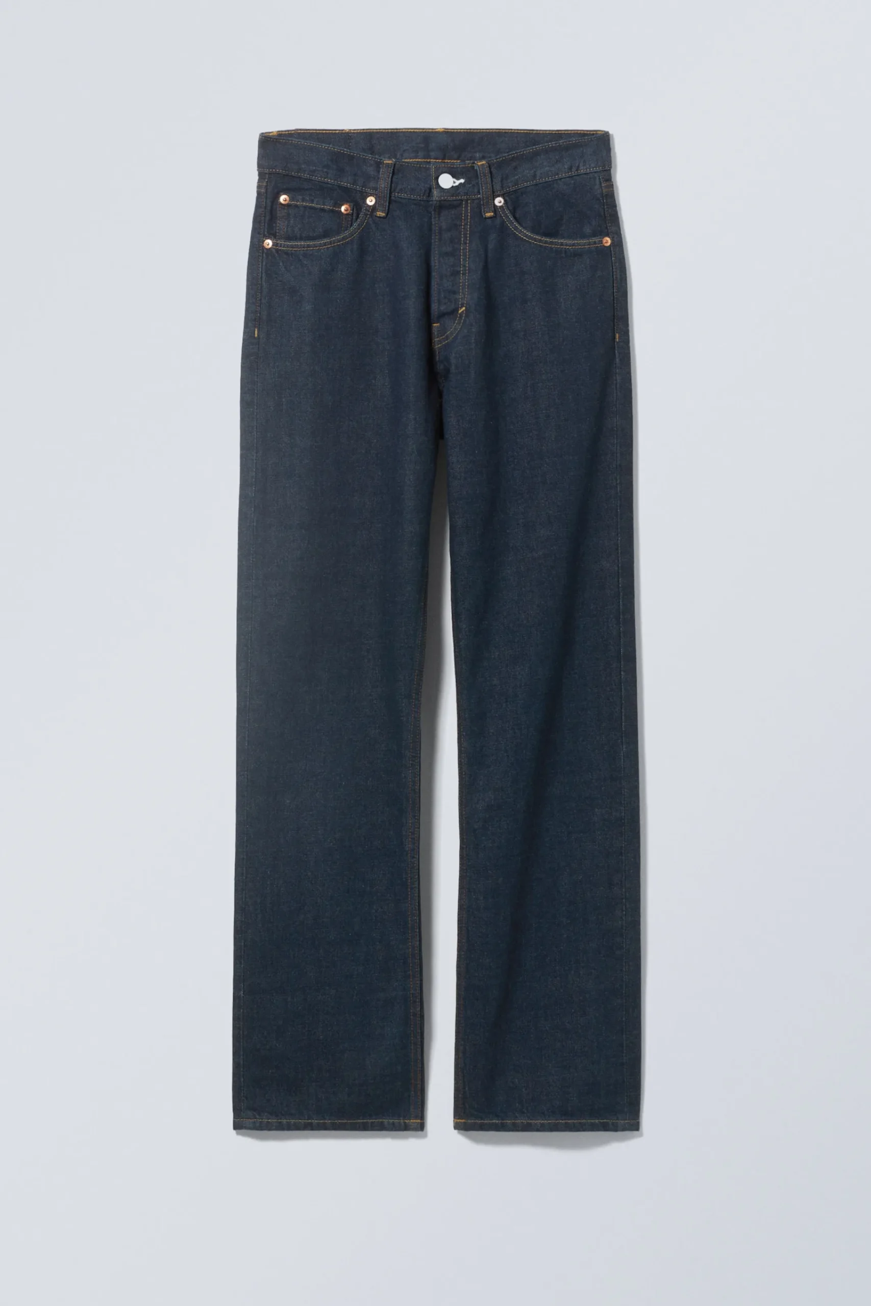 orbit_mid_waist_regular_straight_leg_jeans_5-2.webp Weekday Jeans | Jeans<ORBIT MID WAIST REGULAR STRAIGHT LEG JEANS