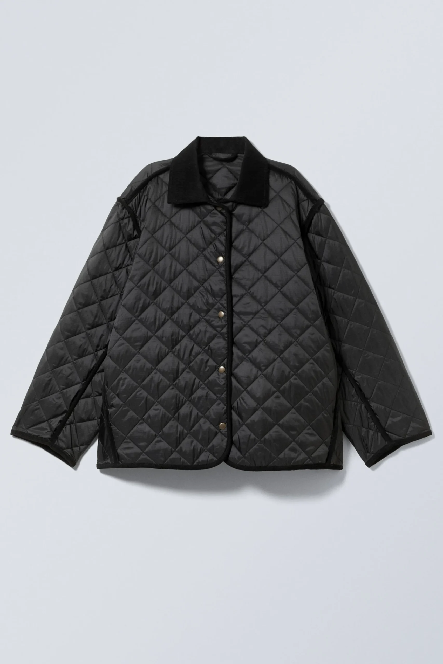 oversized_quiltad_jacka_3.webp Weekday Jackor & Kappor<OVERSIZED QUILTAD JACKA