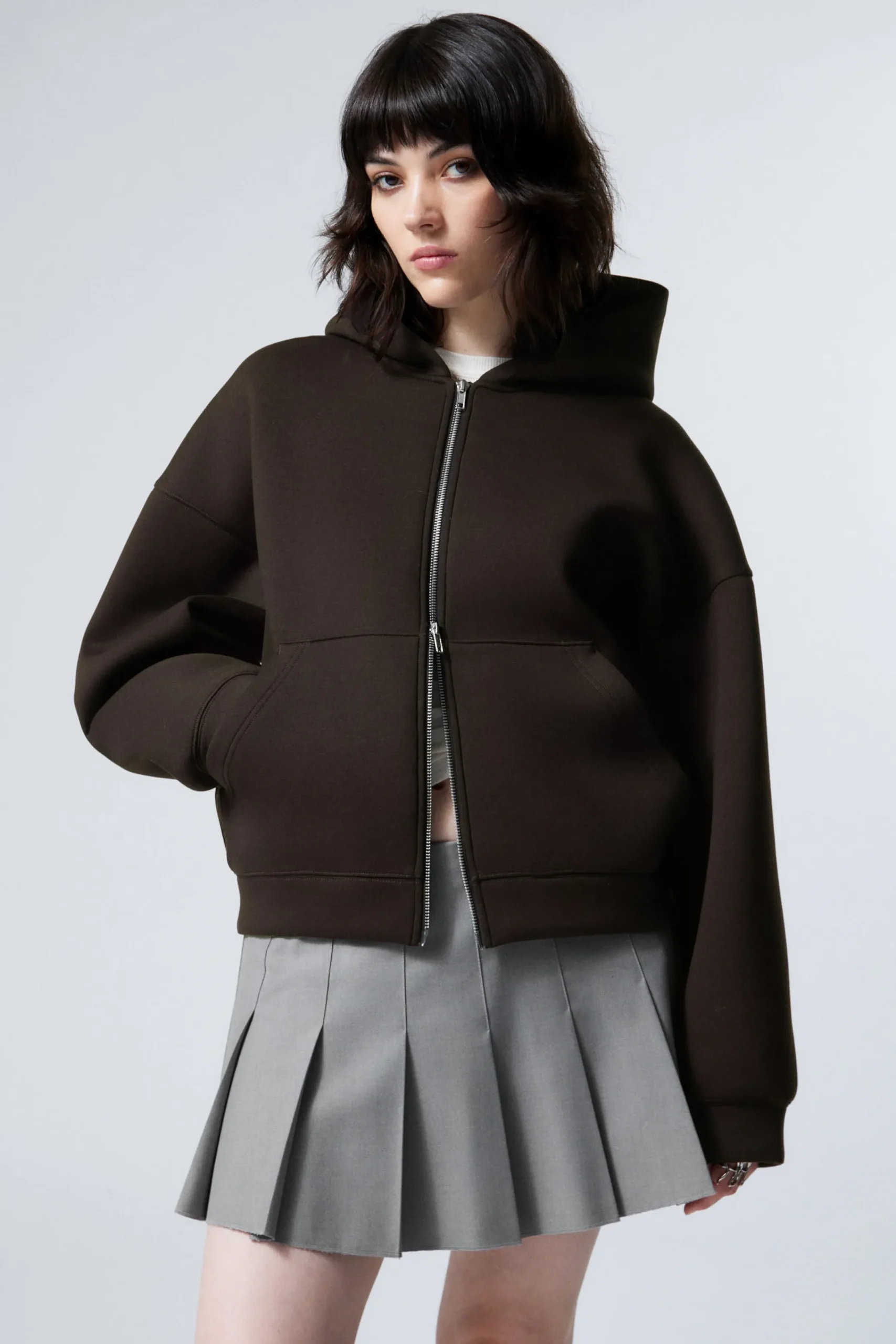 Weekday Hoodies<OVERSIZED SCUBA ZIP-HOODIE