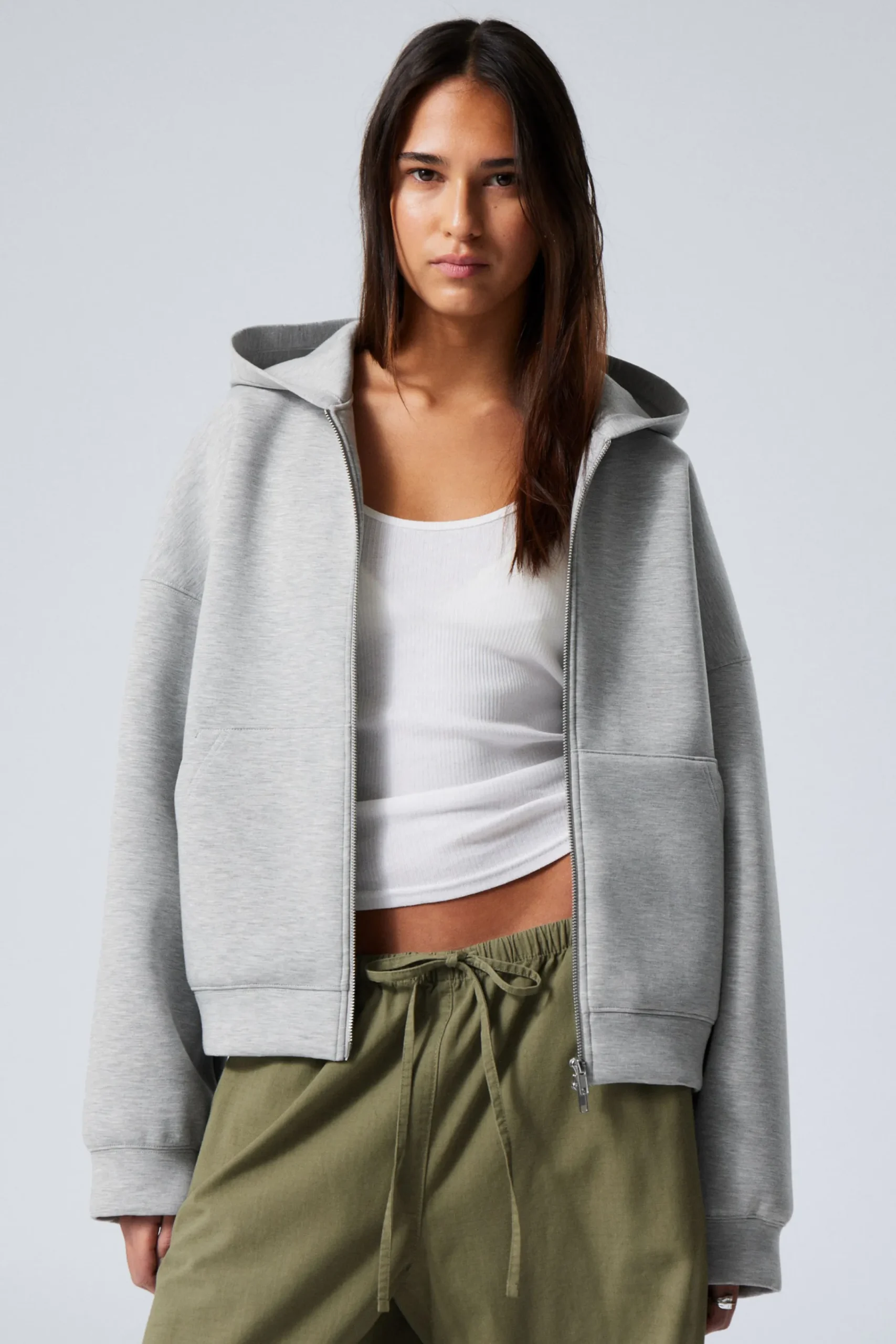 Weekday Hoodies<OVERSIZED SCUBA ZIP-HOODIE