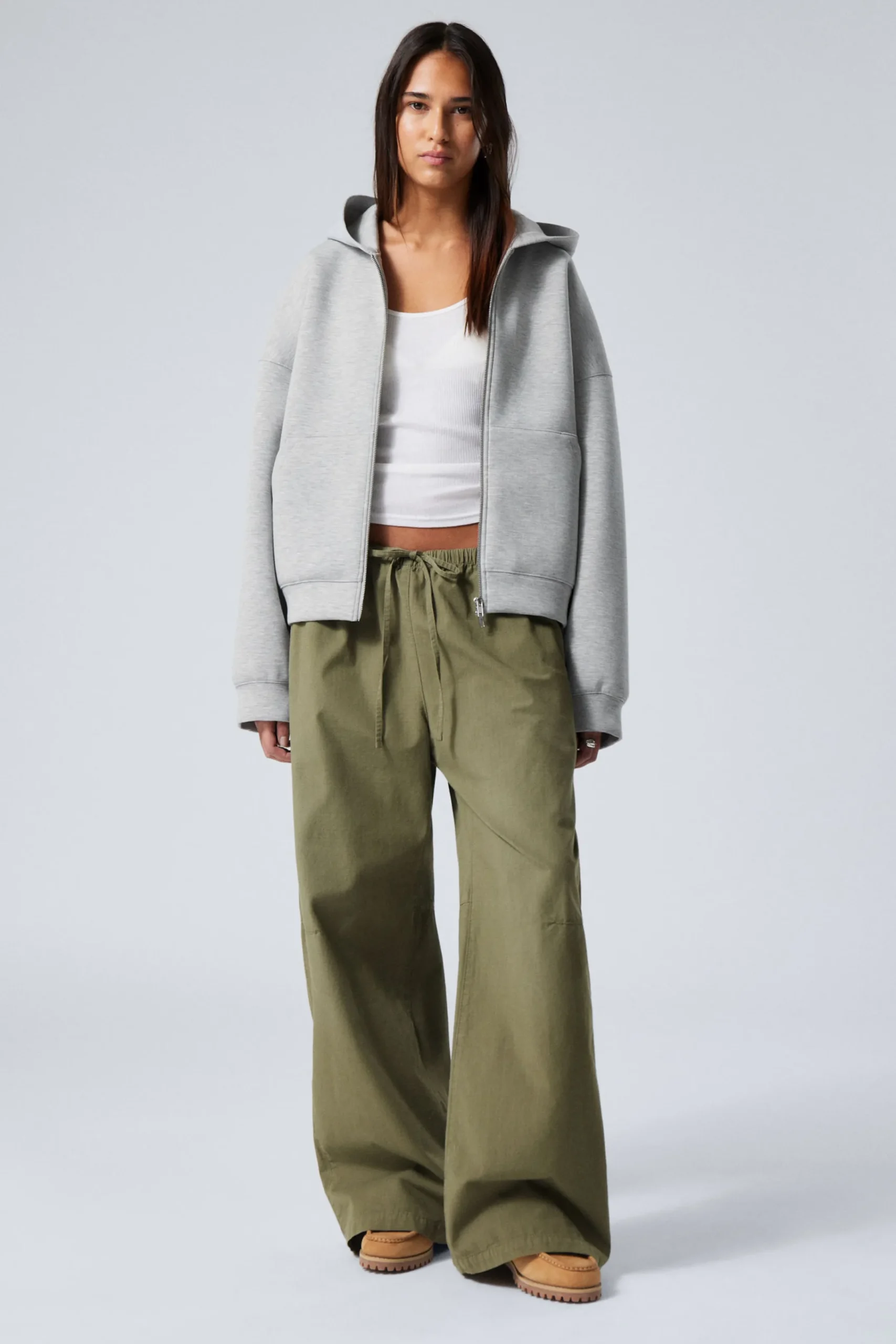 Weekday Hoodies<OVERSIZED SCUBA ZIP-HOODIE