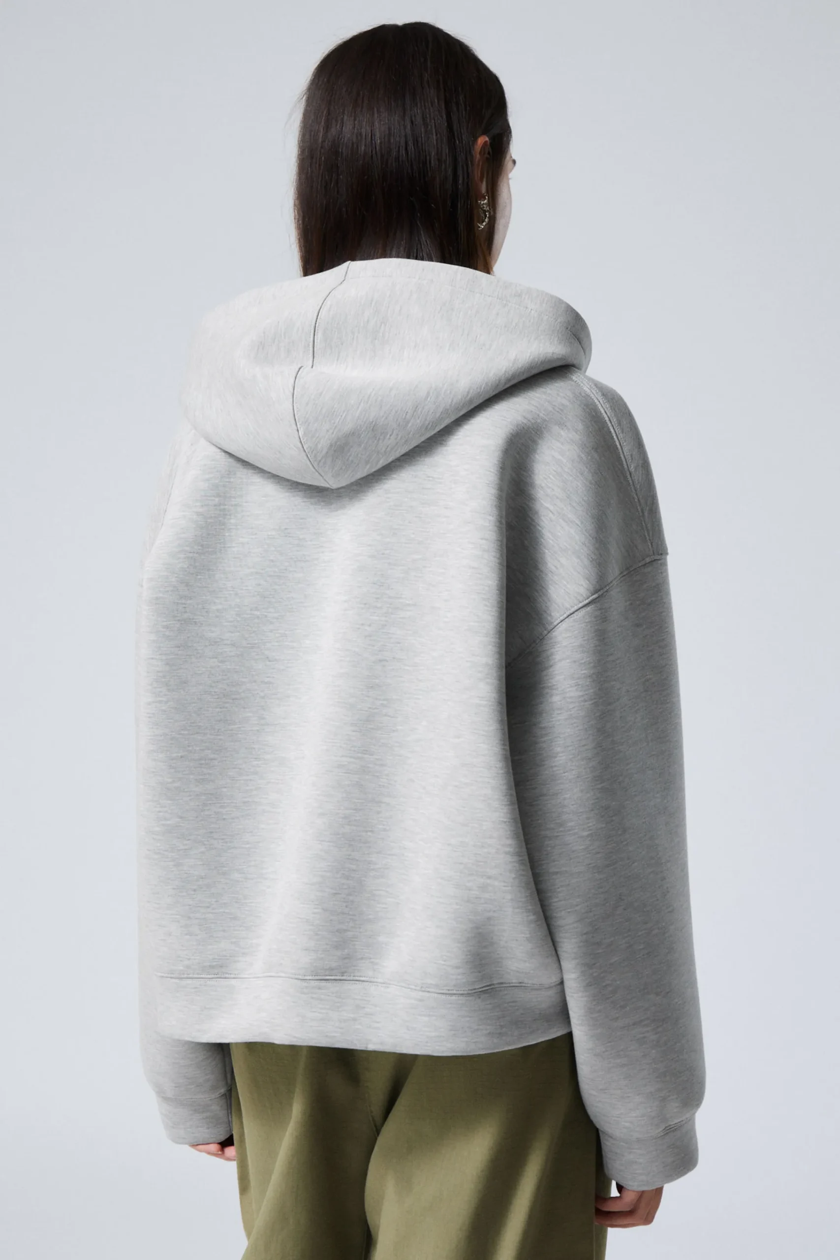 oversized_scuba_ziphoodie_3.webp Weekday Hoodies<OVERSIZED SCUBA ZIP-HOODIE