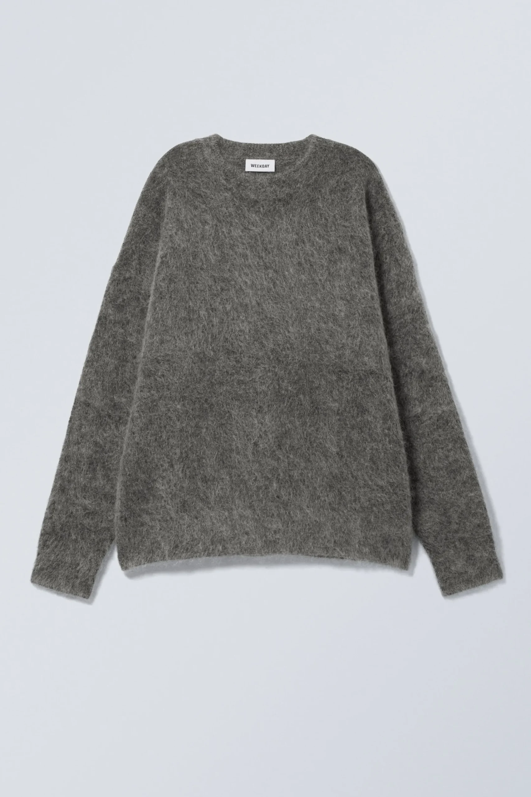 oversized_stickad_trja_i_mohairmix_2.webp Weekday Stickat<OVERSIZED STICKAD TRÖJA I MOHAIRMIX