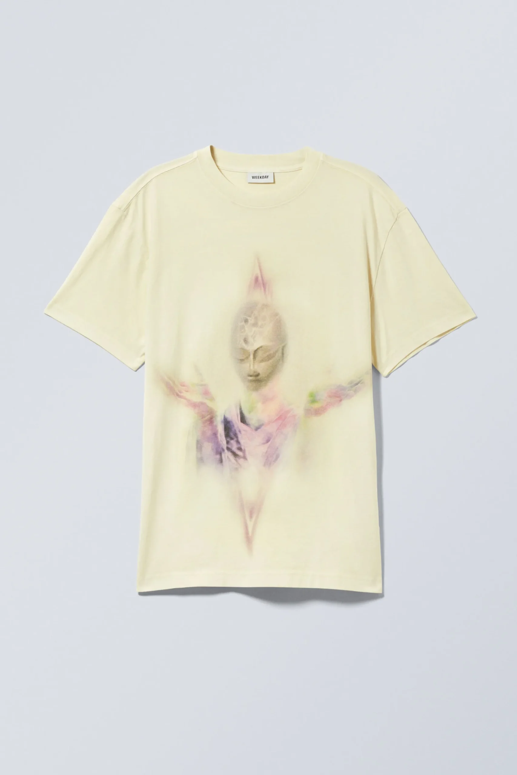 oversized_tshirt_med_grafiskt_tryck_2-1.webp Weekday Graphics | T-Shirtar & Toppar<OVERSIZED T-SHIRT MED GRAFISKT TRYCK