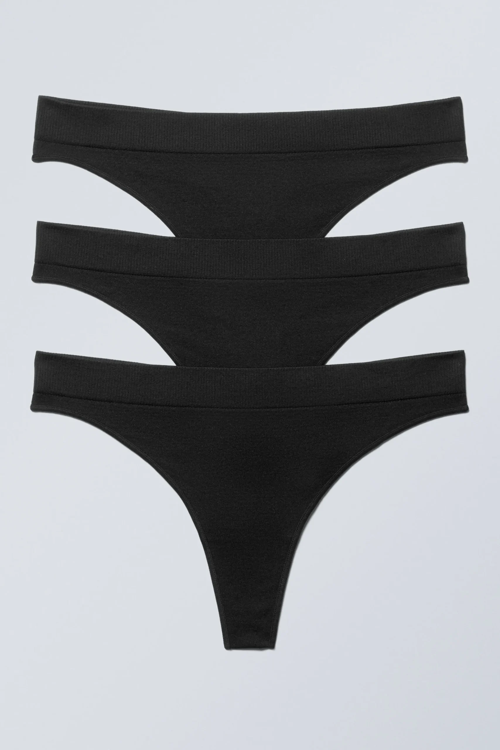 Weekday Underkläder<3-PACK CAT MJUKA SÖMLÖSA STRINGTROSOR