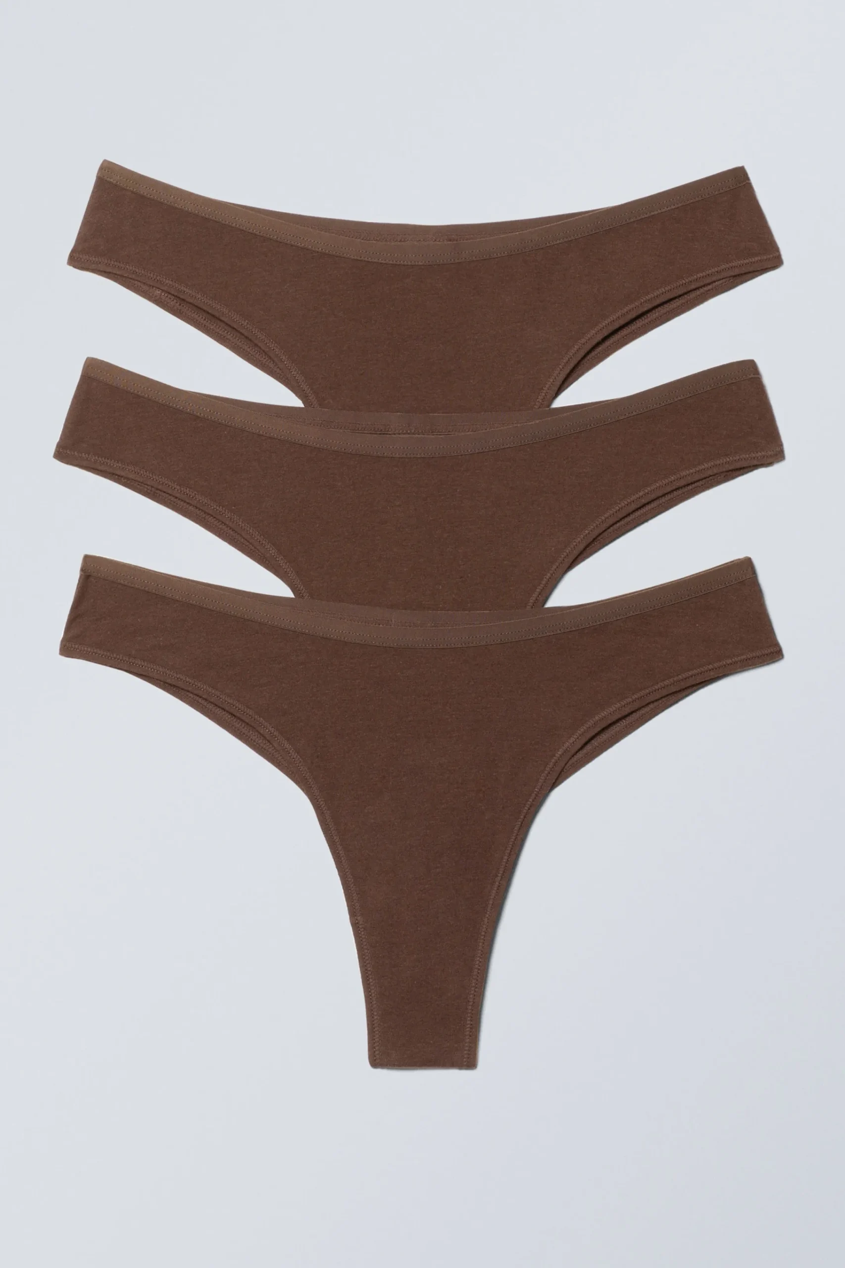 Weekday Underkläder<3-PACK INEZ BRAZILIAN COTTON BRIEFS
