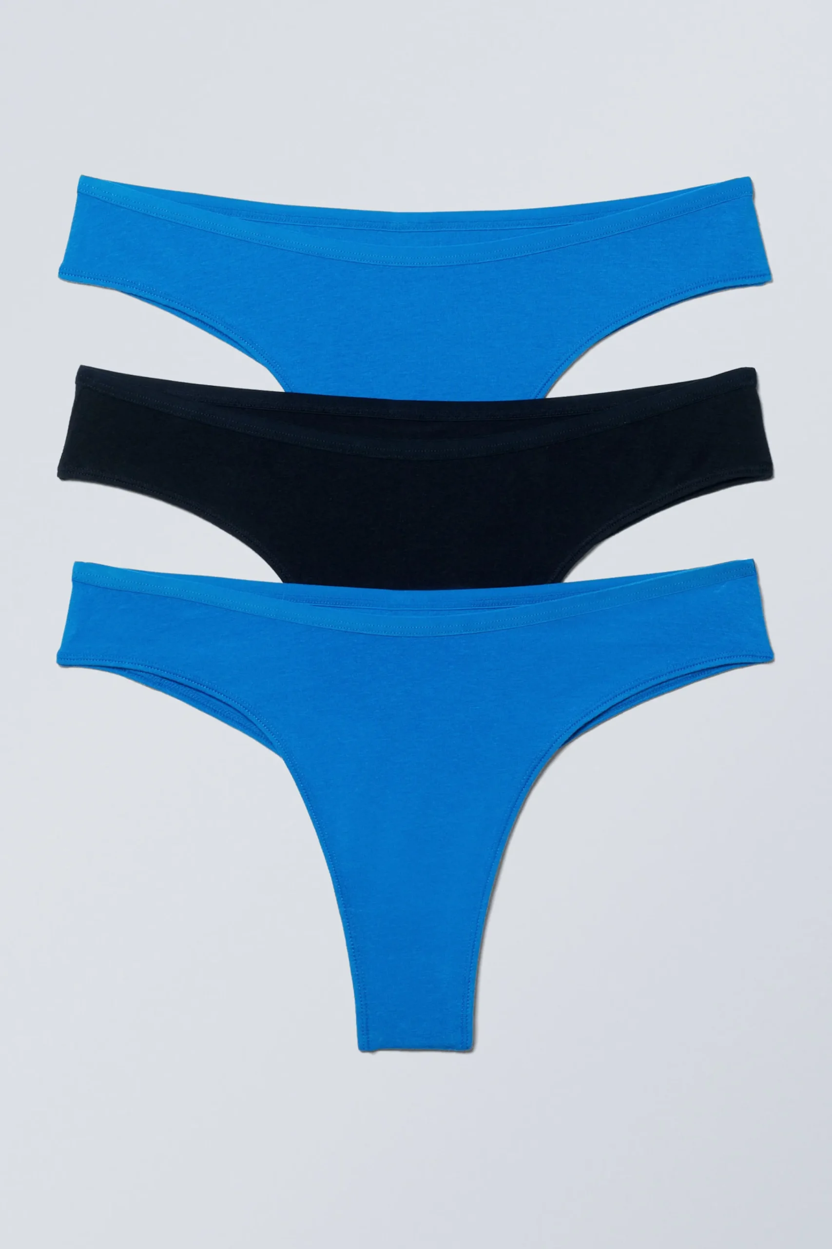 Weekday Underkläder<3-PACK INEZ BRAZILIAN COTTON BRIEFS