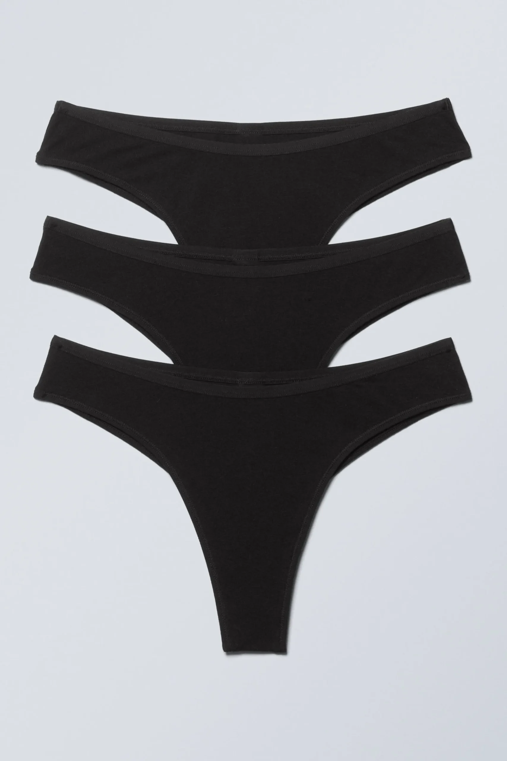 Weekday Underkläder<3-PACK INEZ BRAZILIAN COTTON BRIEFS
