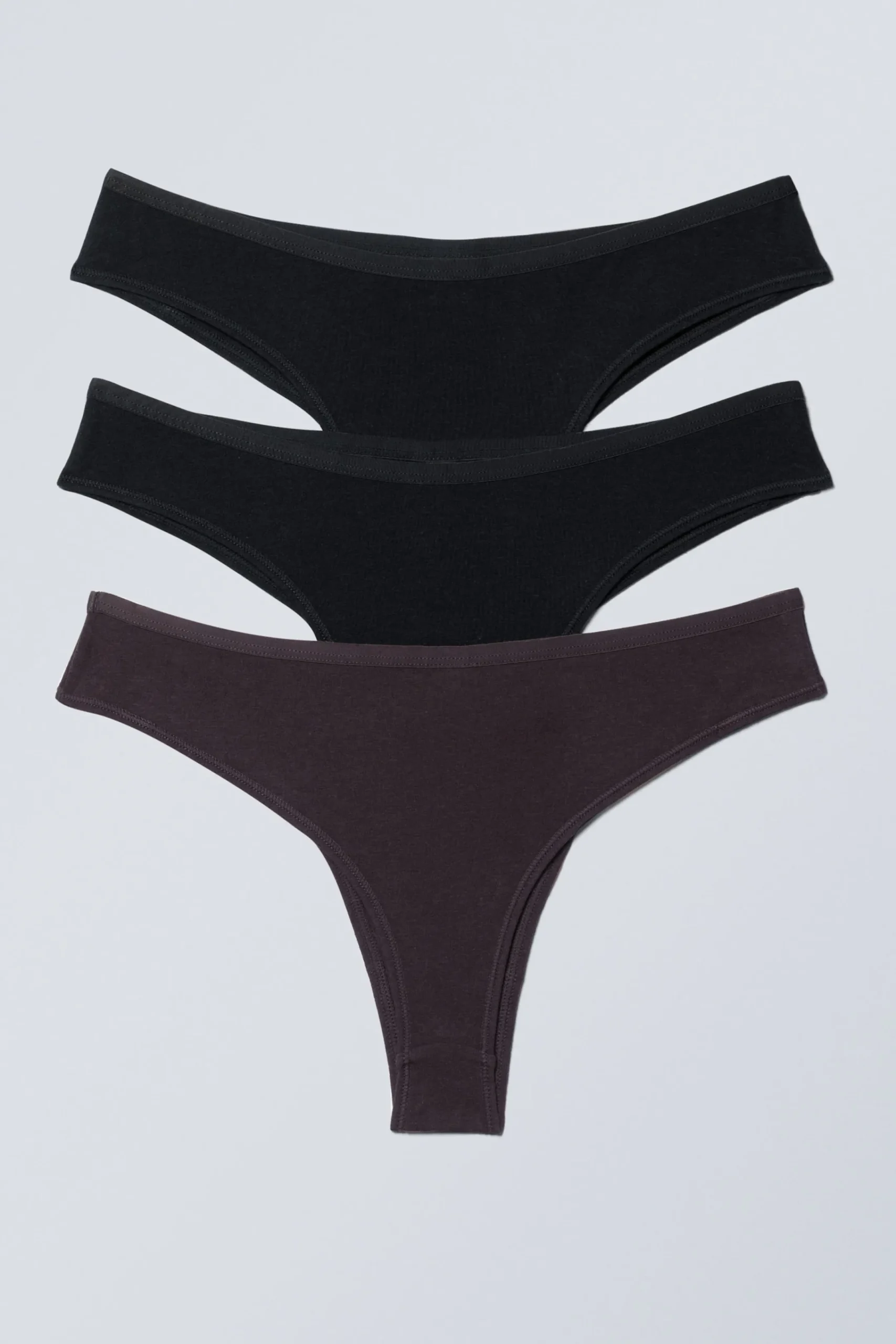 Weekday Underkläder<3-PACK INEZ BRAZILIAN COTTON BRIEFS