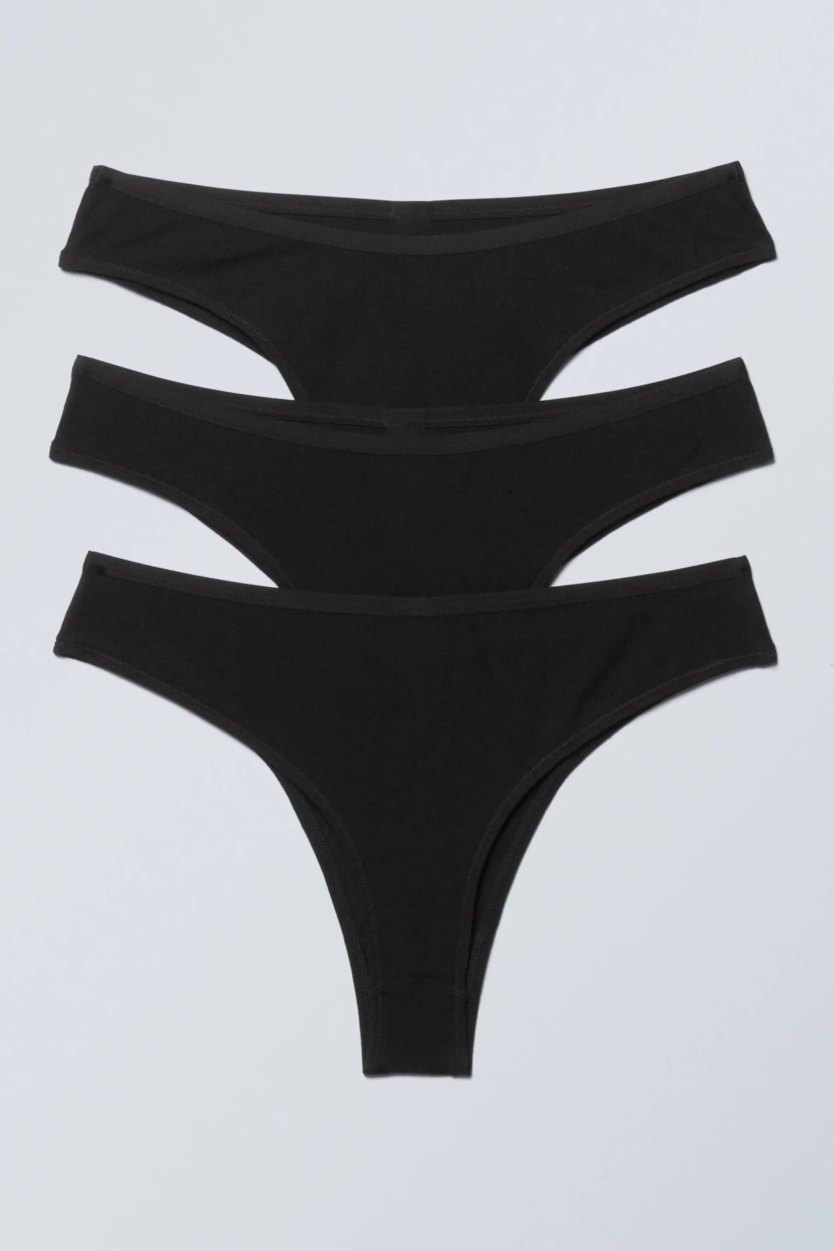 Weekday Underkläder<3-PACK INEZ BRAZILIAN COTTON BRIEFS