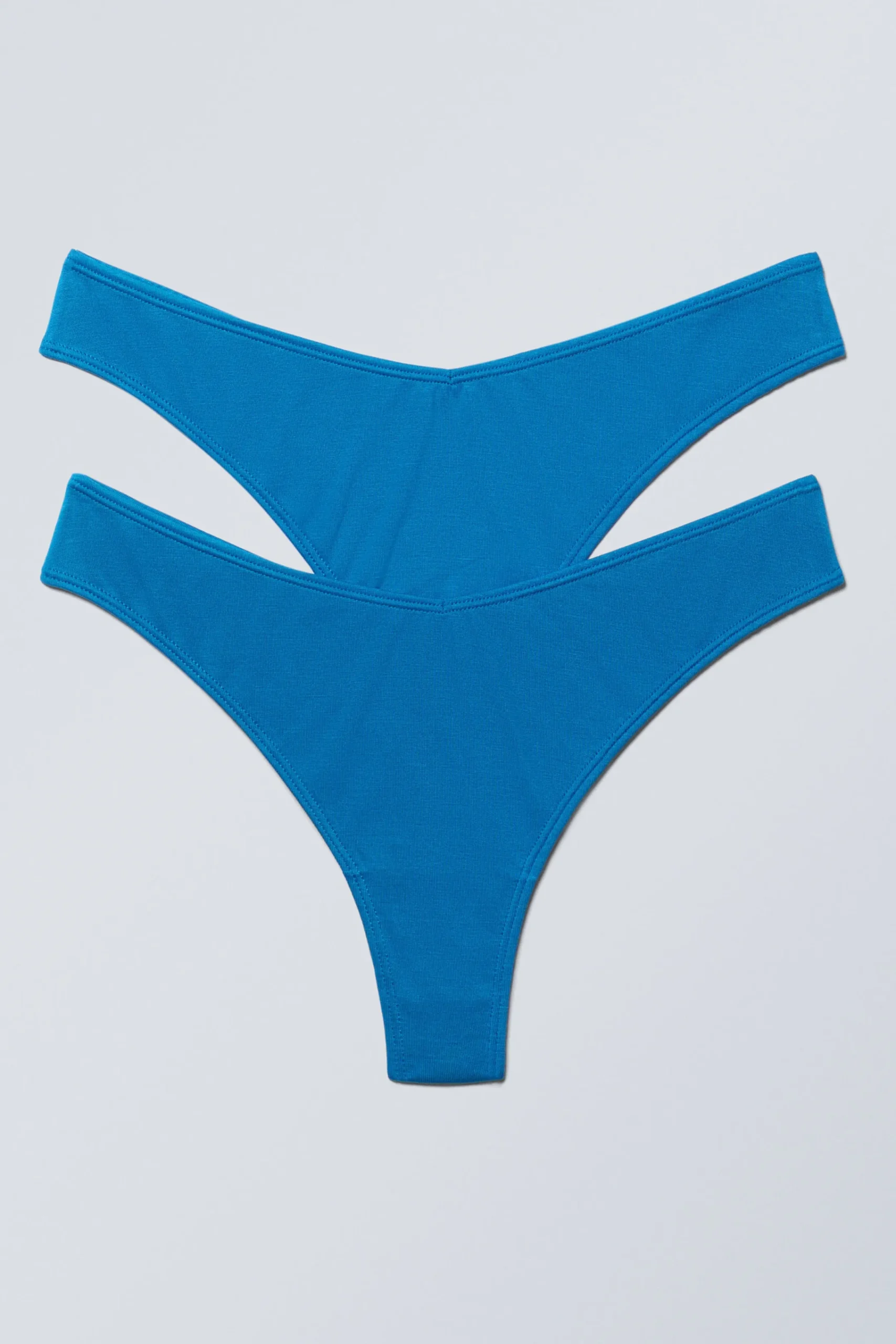 Weekday Underkläder<2-PACK LÅGMIDJADE STRINGTROSOR I MODAL