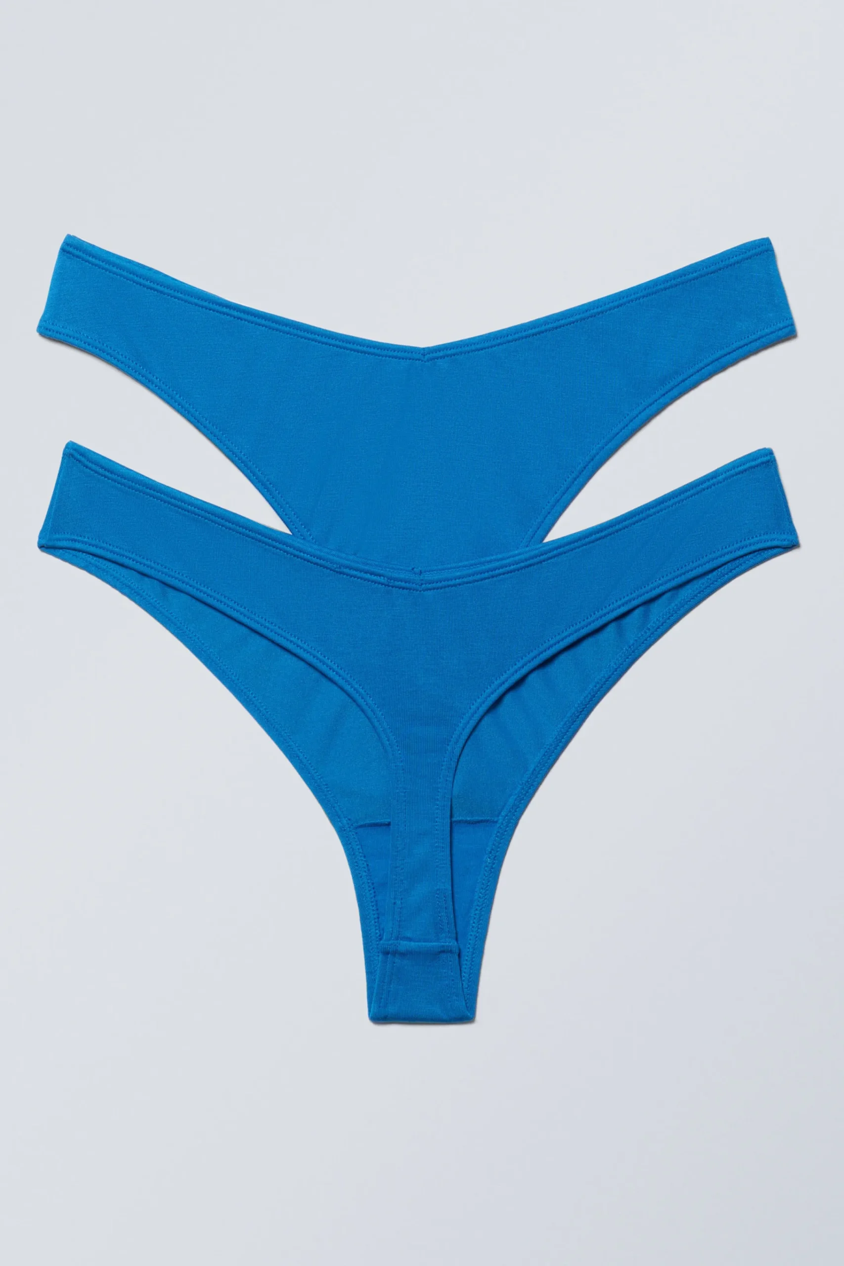 Weekday Underkläder<2-PACK LÅGMIDJADE STRINGTROSOR I MODAL