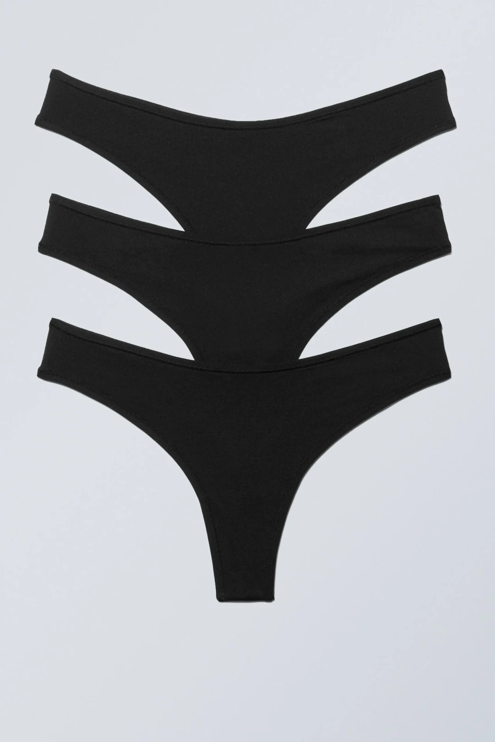 Weekday Underkläder<3-PACK MJUKA STRINGTROSOR