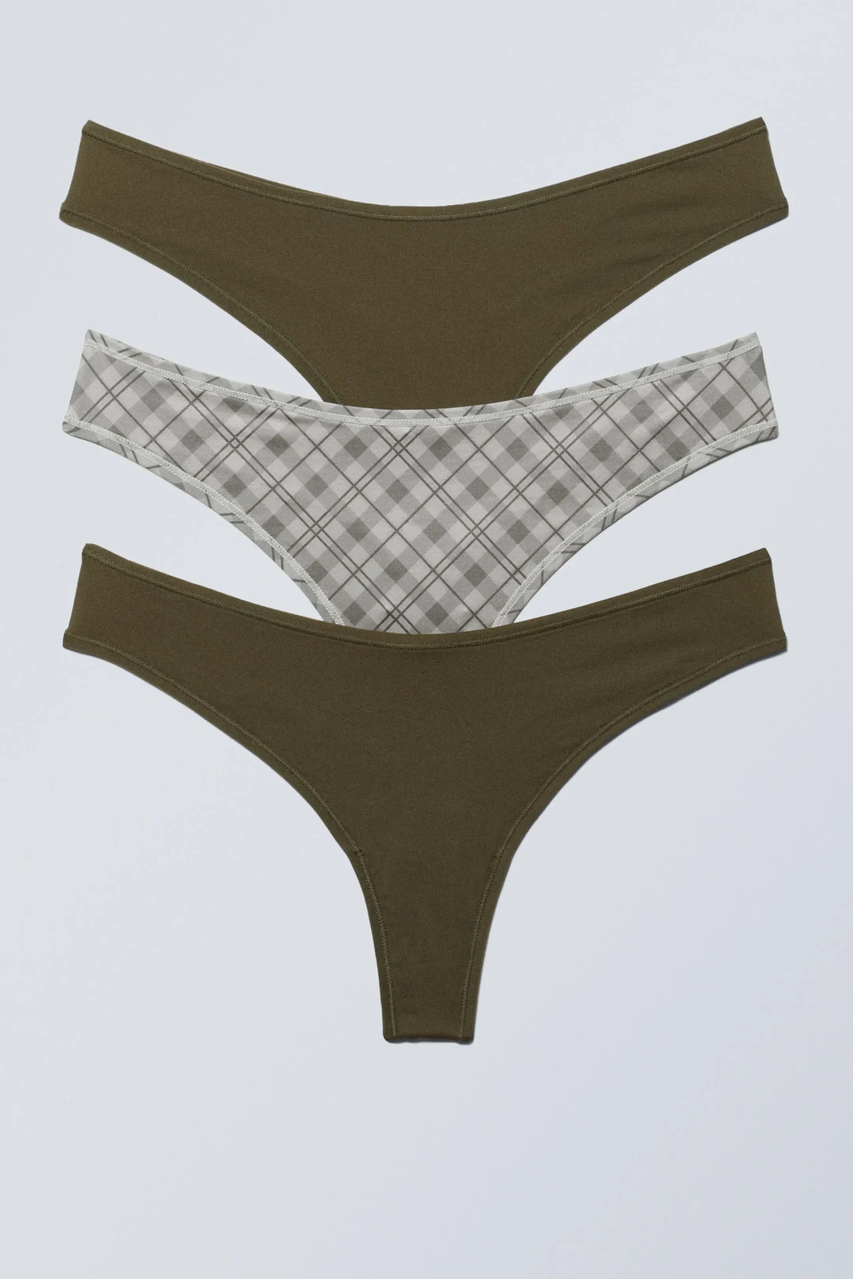 Weekday Underkläder<3-PACK MJUKA STRINGTROSOR