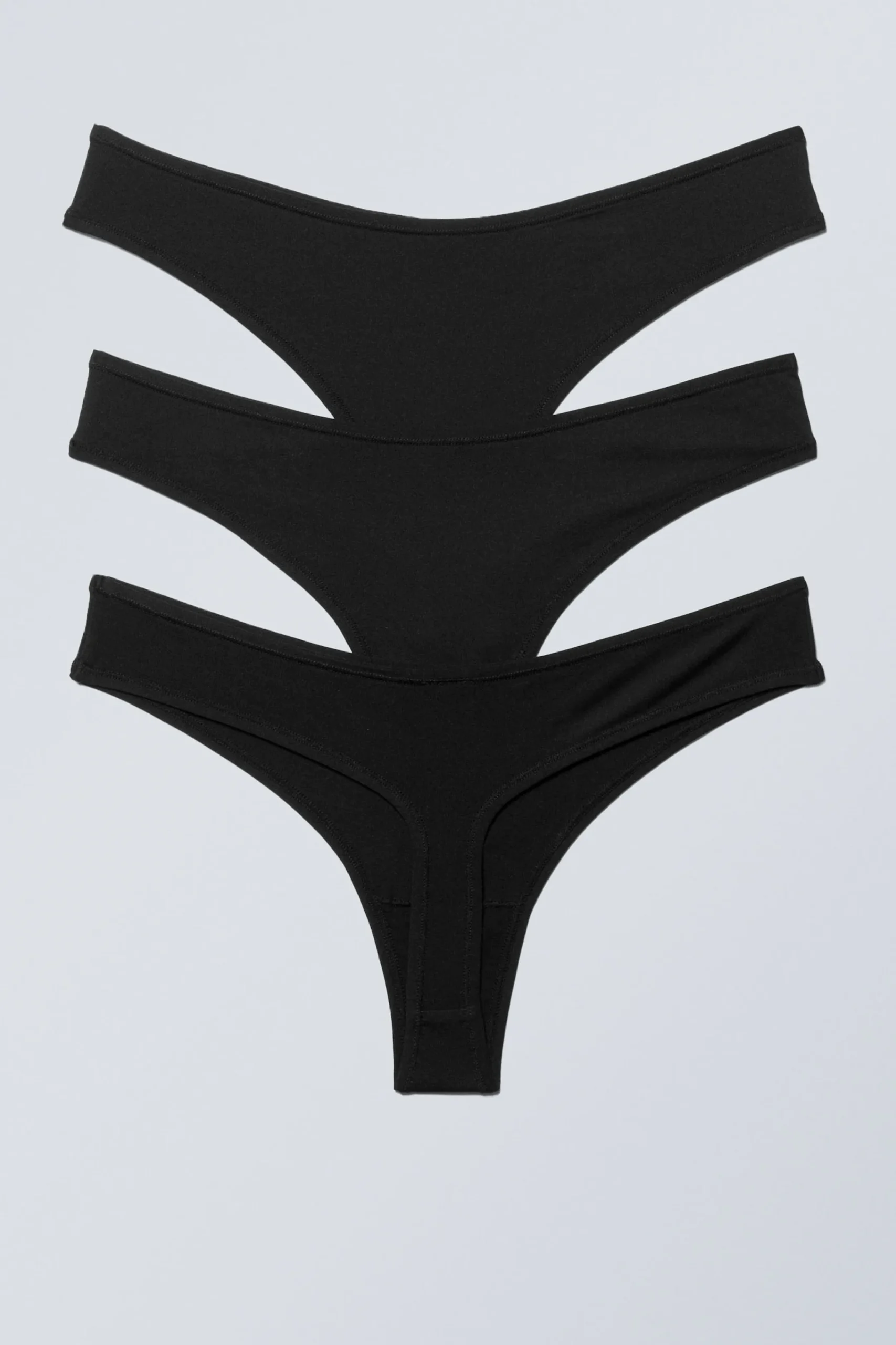 Weekday Underkläder<3-PACK MJUKA STRINGTROSOR
