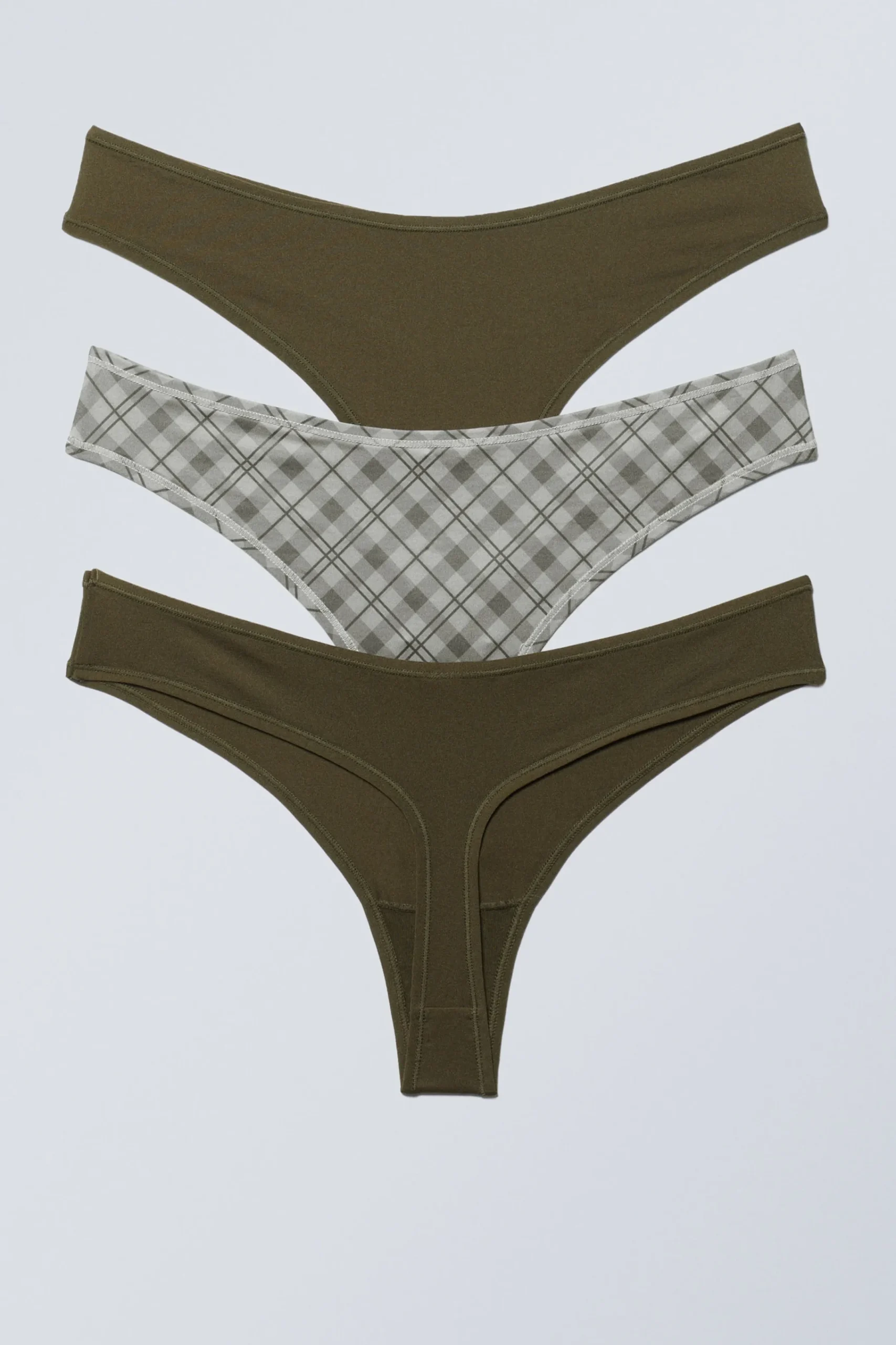 Weekday Underkläder<3-PACK MJUKA STRINGTROSOR