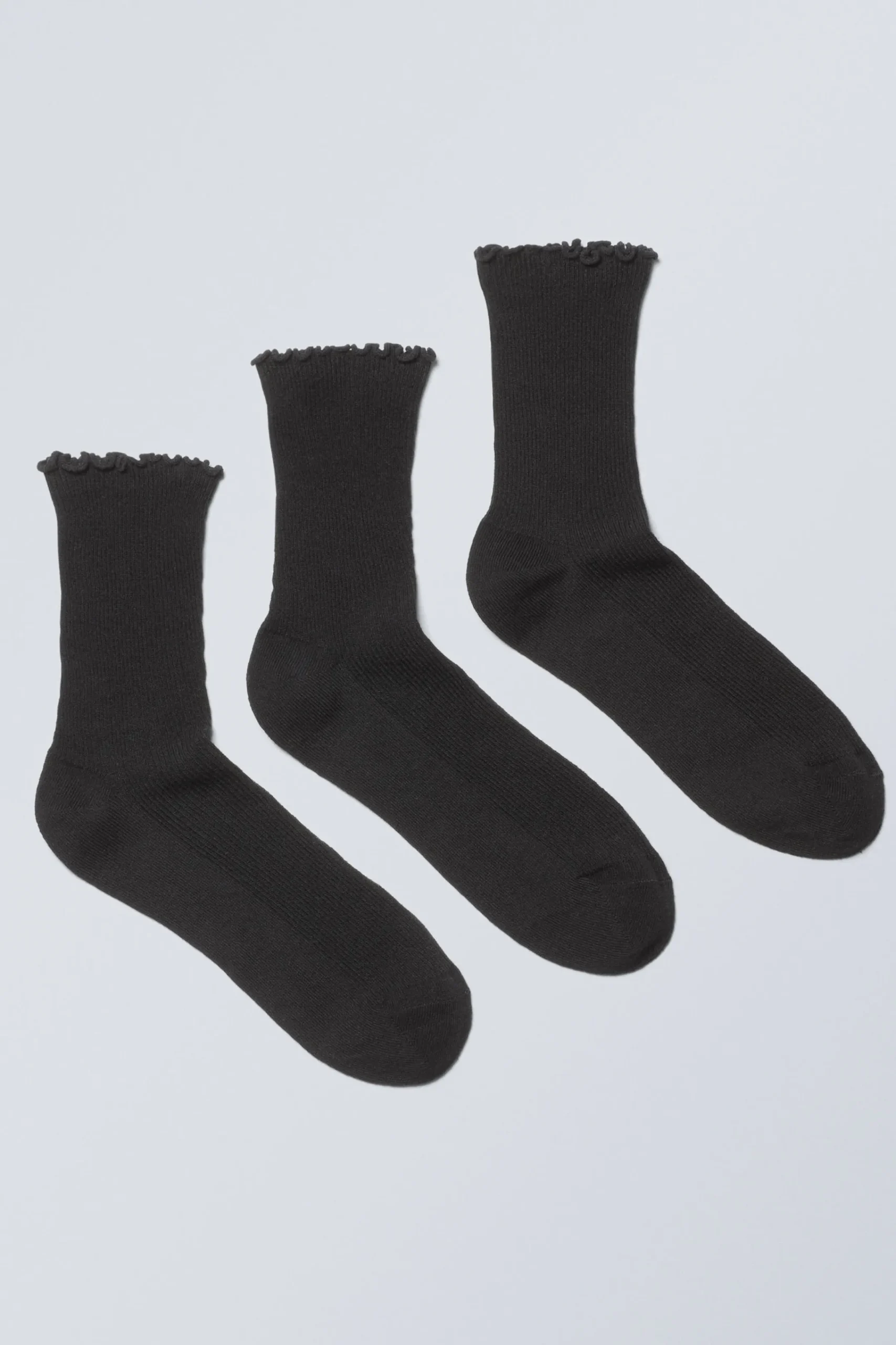 Weekday Strumpor<3-PACK VOLANG-STRUMPOR