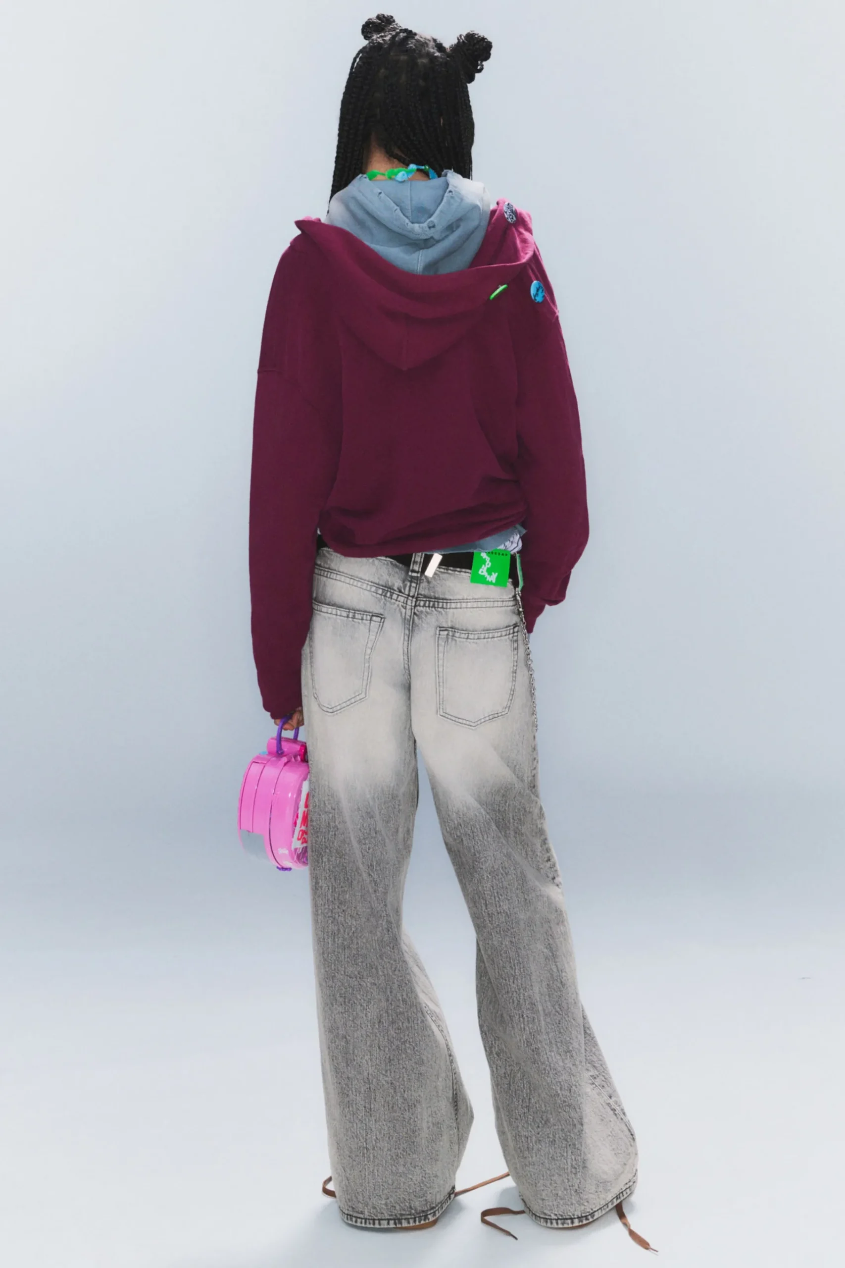 poser_regular_waist_loose_wide_jeans_3-4.webp Weekday Jeans<POSER REGULAR WAIST LOOSE WIDE JEANS