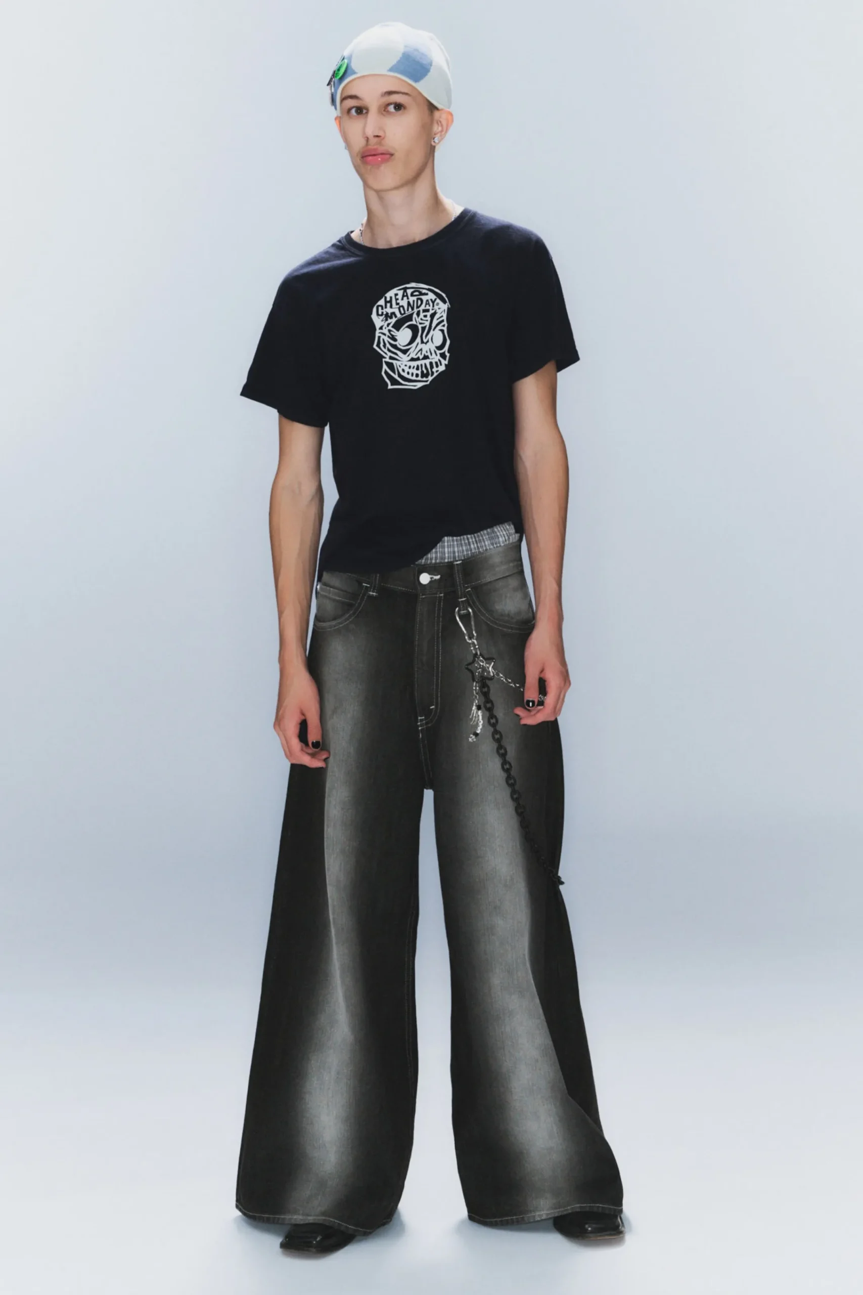 Weekday Jeans<RAD SUPER REGULAR WAIST LOOSE WIDE JEANS