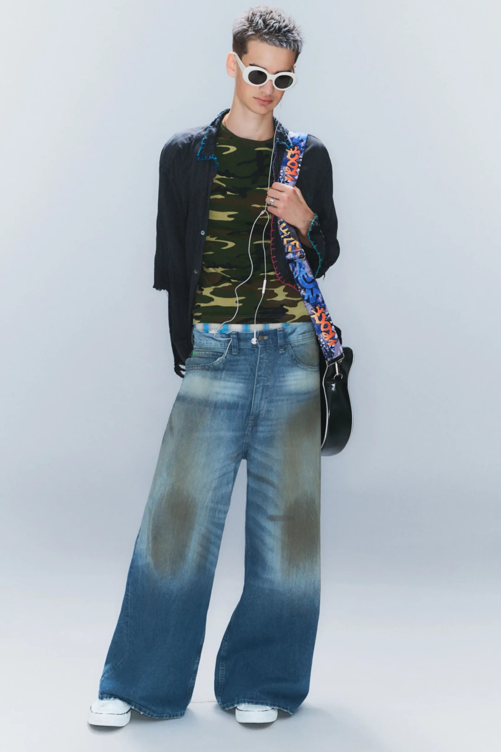 Weekday Jeans<RAD SUPER REGULAR WAIST LOOSE WIDE JEANS