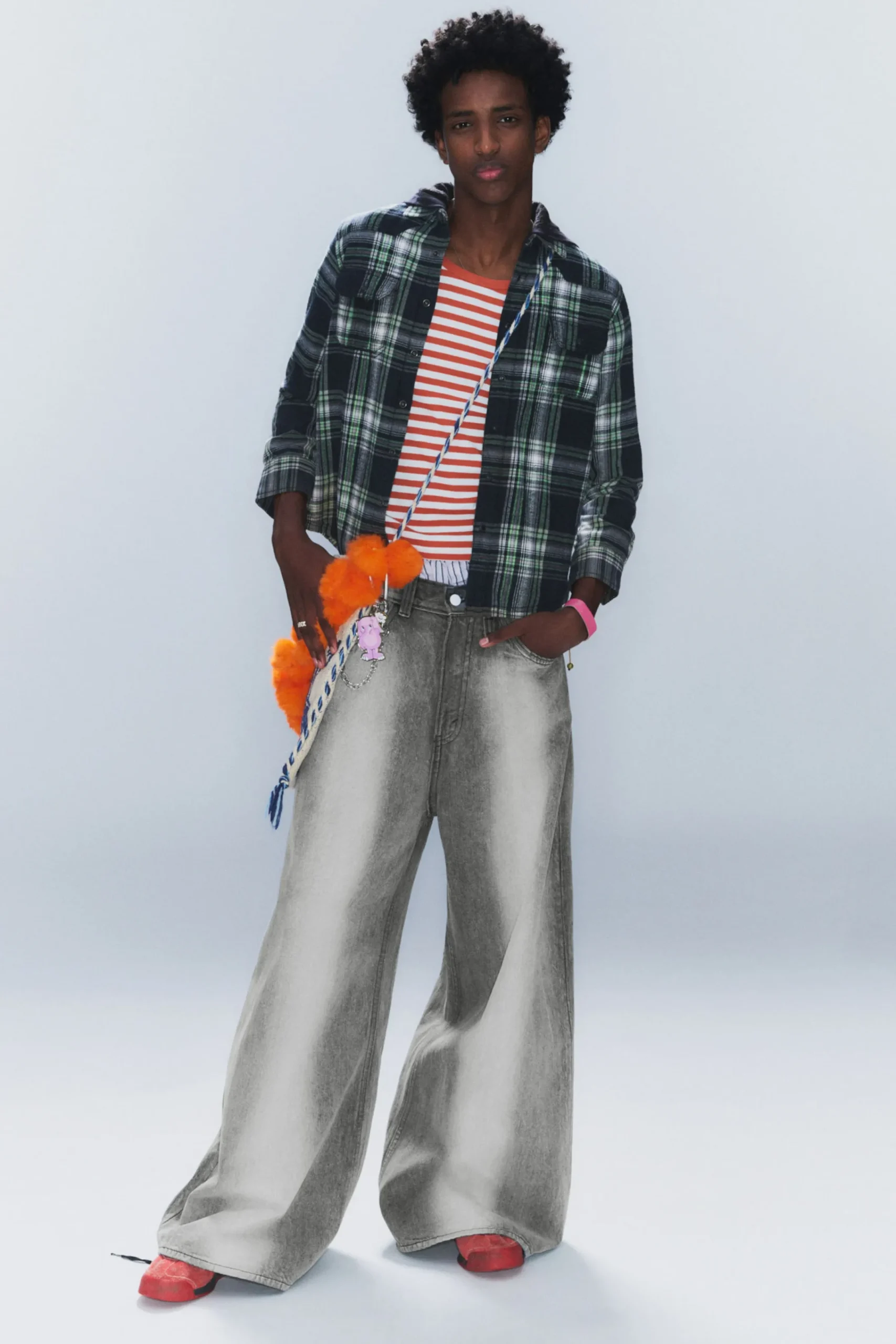 Weekday Jeans<RAD SUPER REGULAR WAIST LOOSE WIDE JEANS