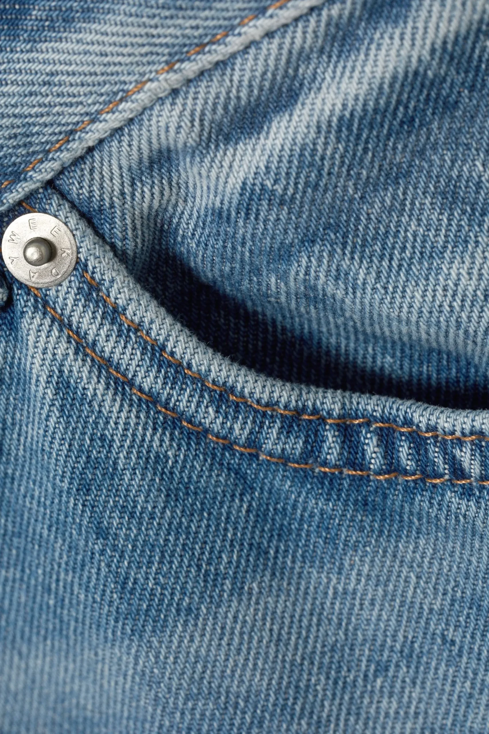 Weekday Jeans<RAIL MID WAIST LOOSE WIDE LEG JEANS