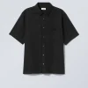 Weekday Skjortor<RELAXED LINEN SHORT SLEEVE