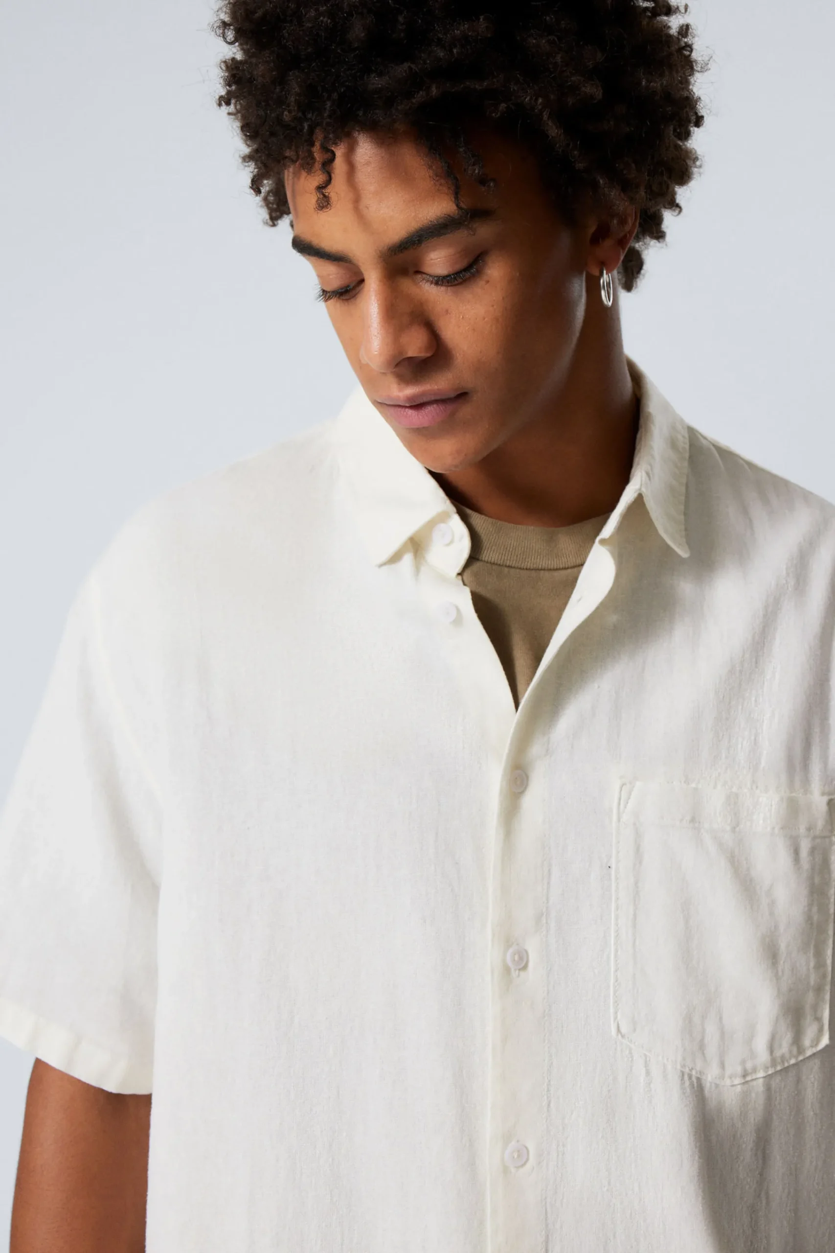 Weekday Skjortor<RELAXED LINEN SHORT SLEEVE