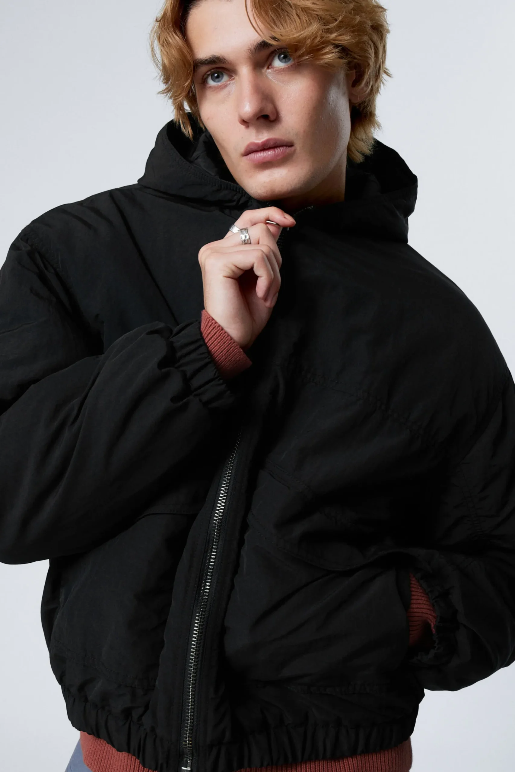 Weekday Jackor & Rockar<RELAXED NYLON BOMBER JACKER