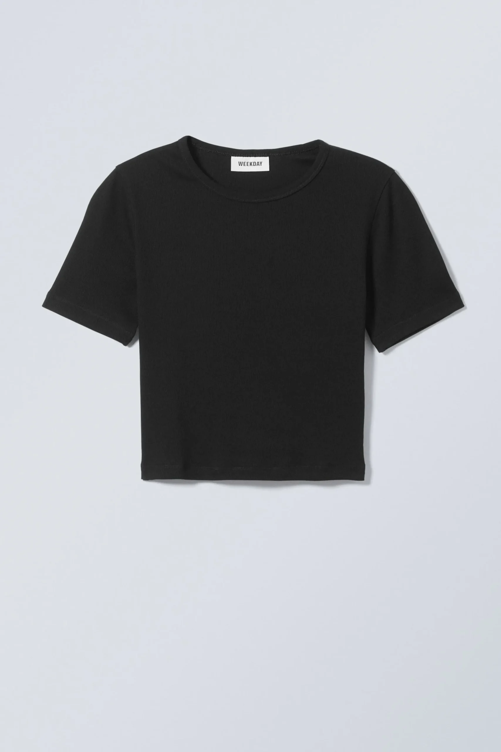 Weekday Basplagg | T-Shirtar<RIBBAD MINICROPTOP