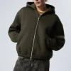 Weekday Hoodies<SIMON BONDED SCUBA ZIP-JACKA