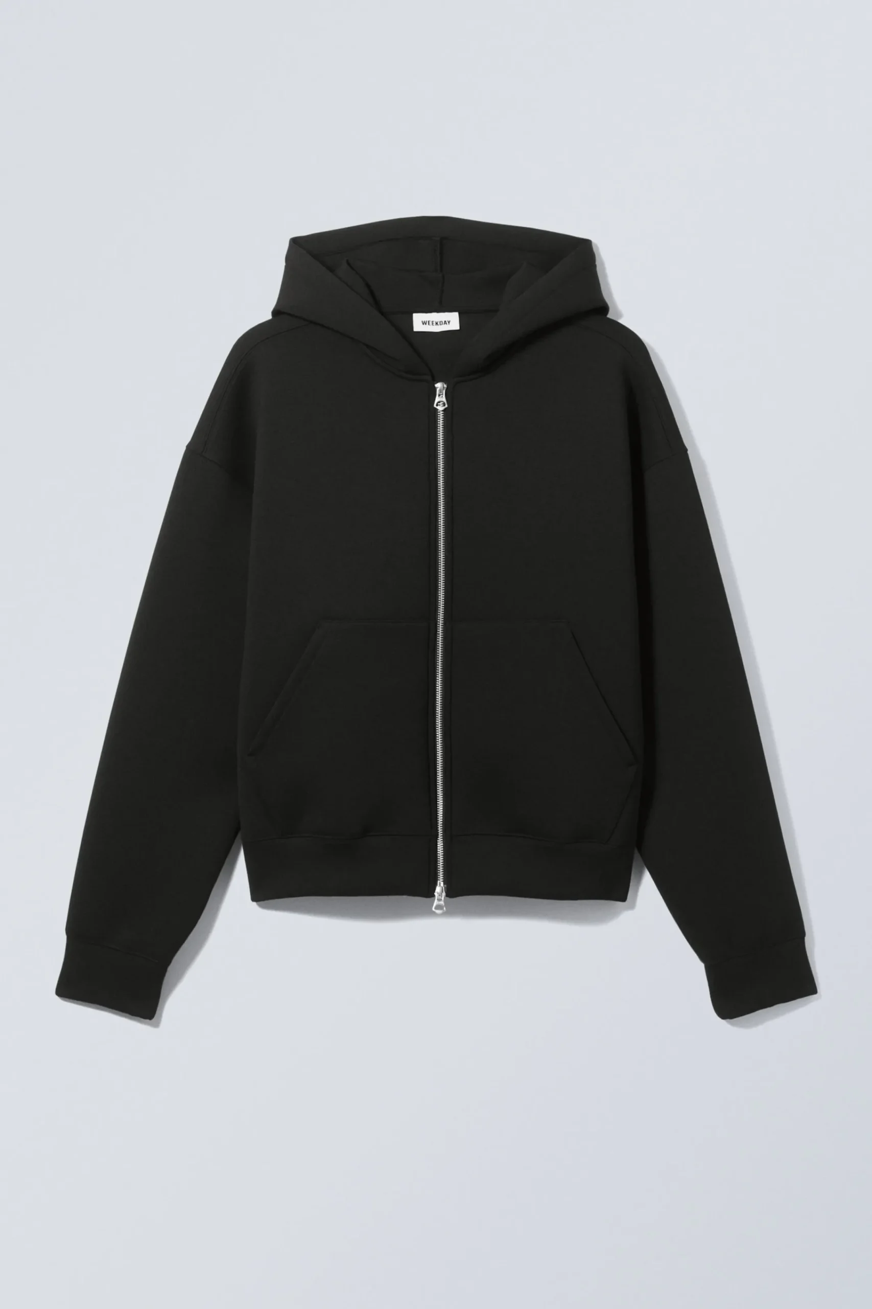 simon_scuba_hoodie_med_dragkedja_2.webp Weekday Hoodies<SIMON SCUBA HOODIE MED DRAGKEDJA