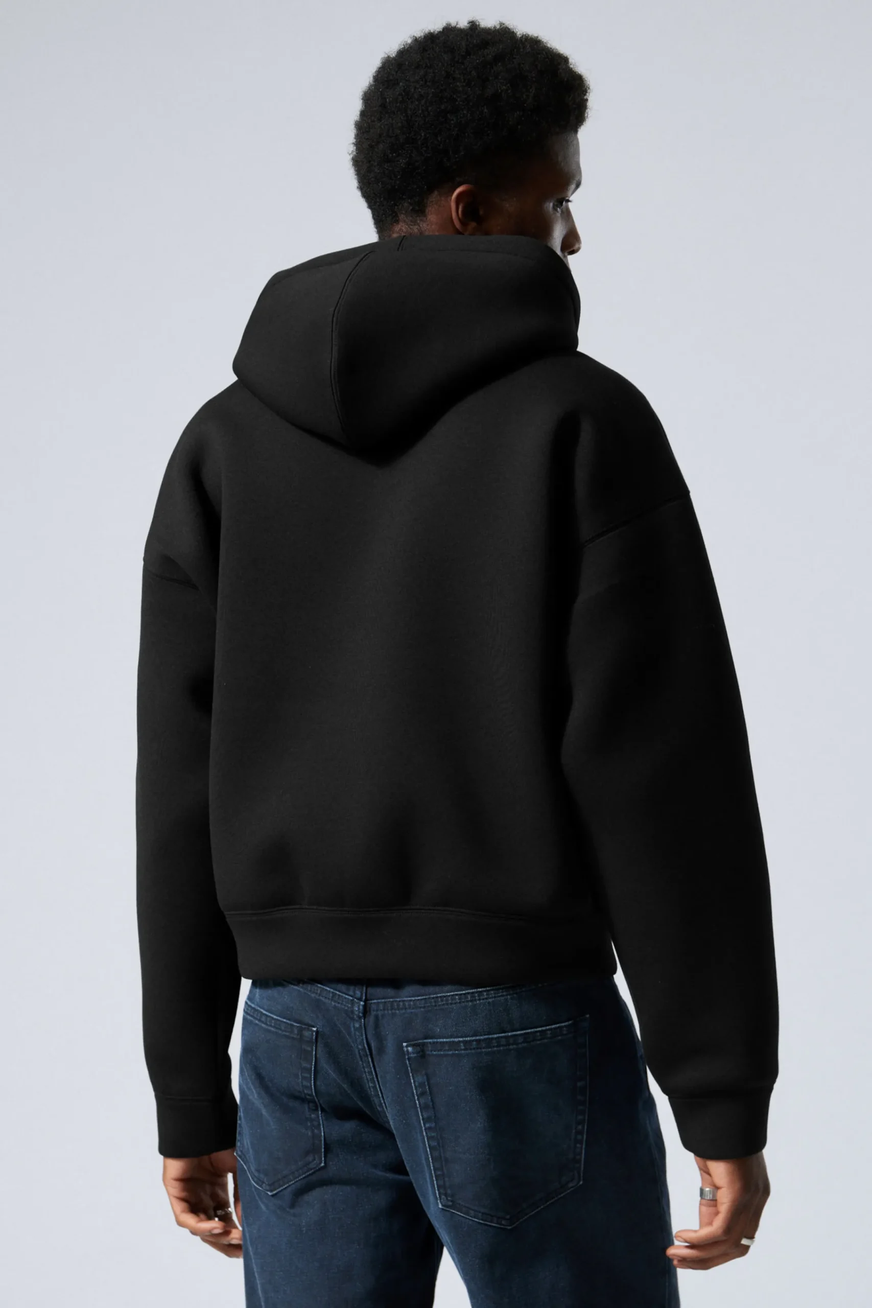 simon_scuba_hoodie_med_dragkedja_3.webp Weekday Hoodies<SIMON SCUBA HOODIE MED DRAGKEDJA