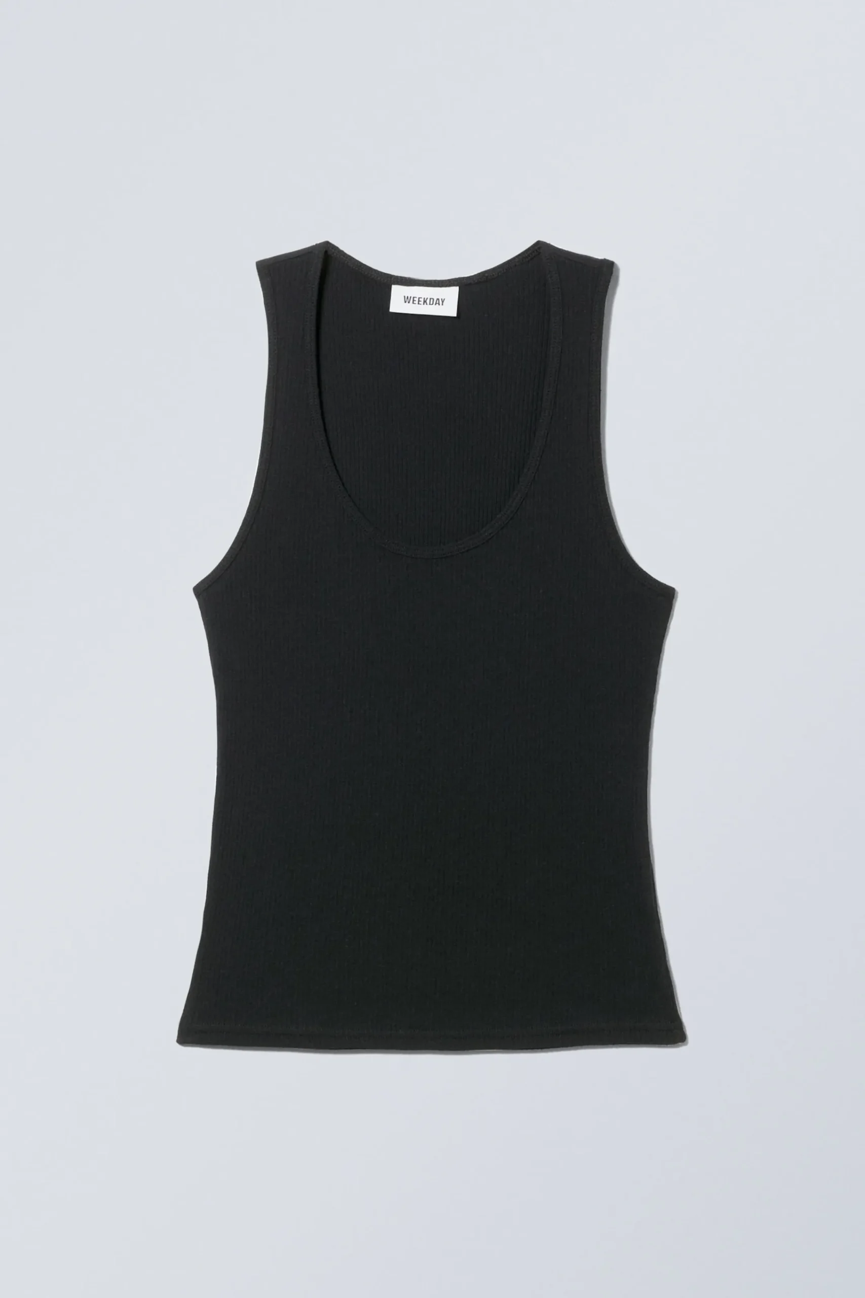 Weekday Basplagg | Toppar<SKIRT RIBBSTICKAT LINNE