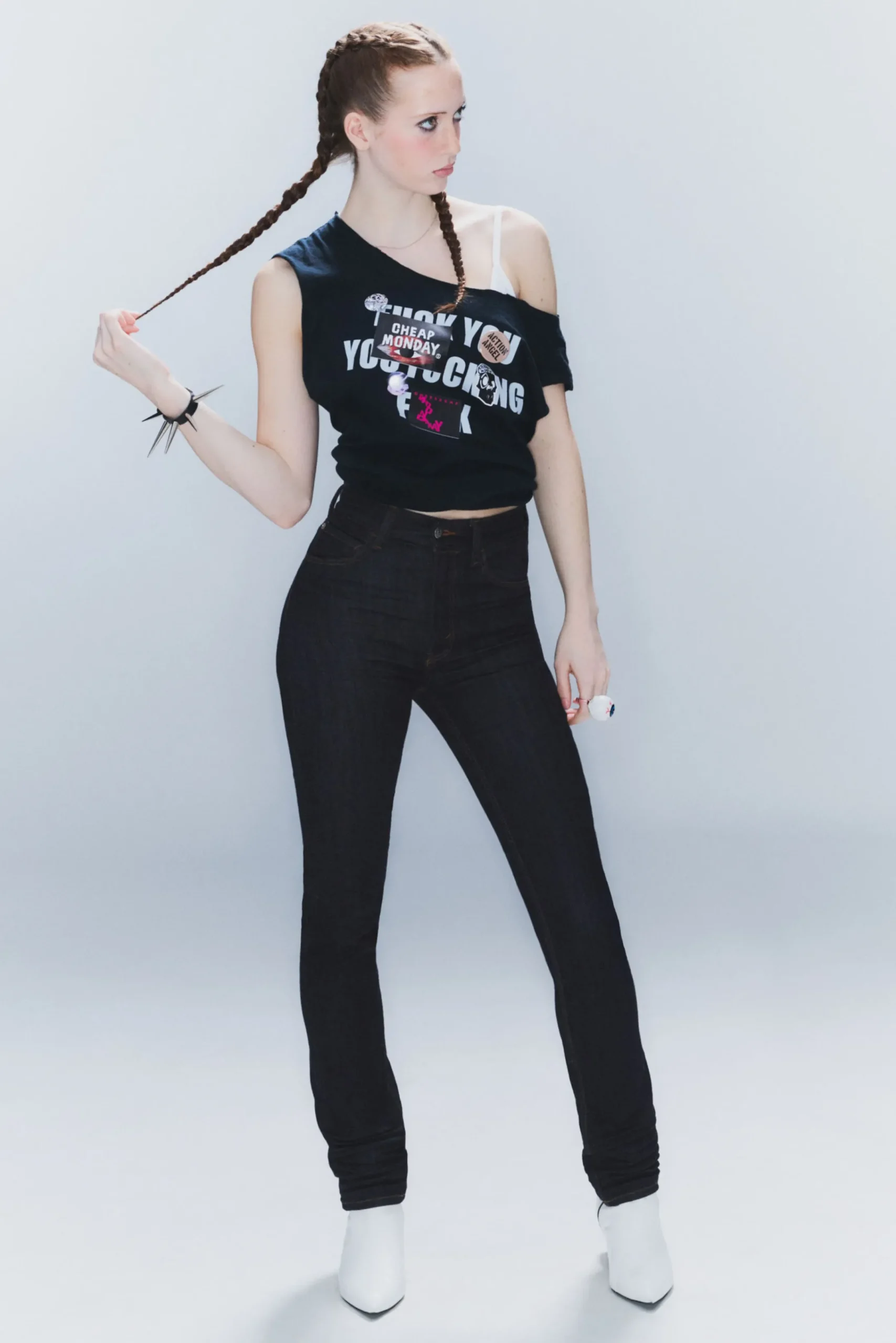 Weekday Jeans<SLEEZIE HIGH WAIST SKINNY JEANS