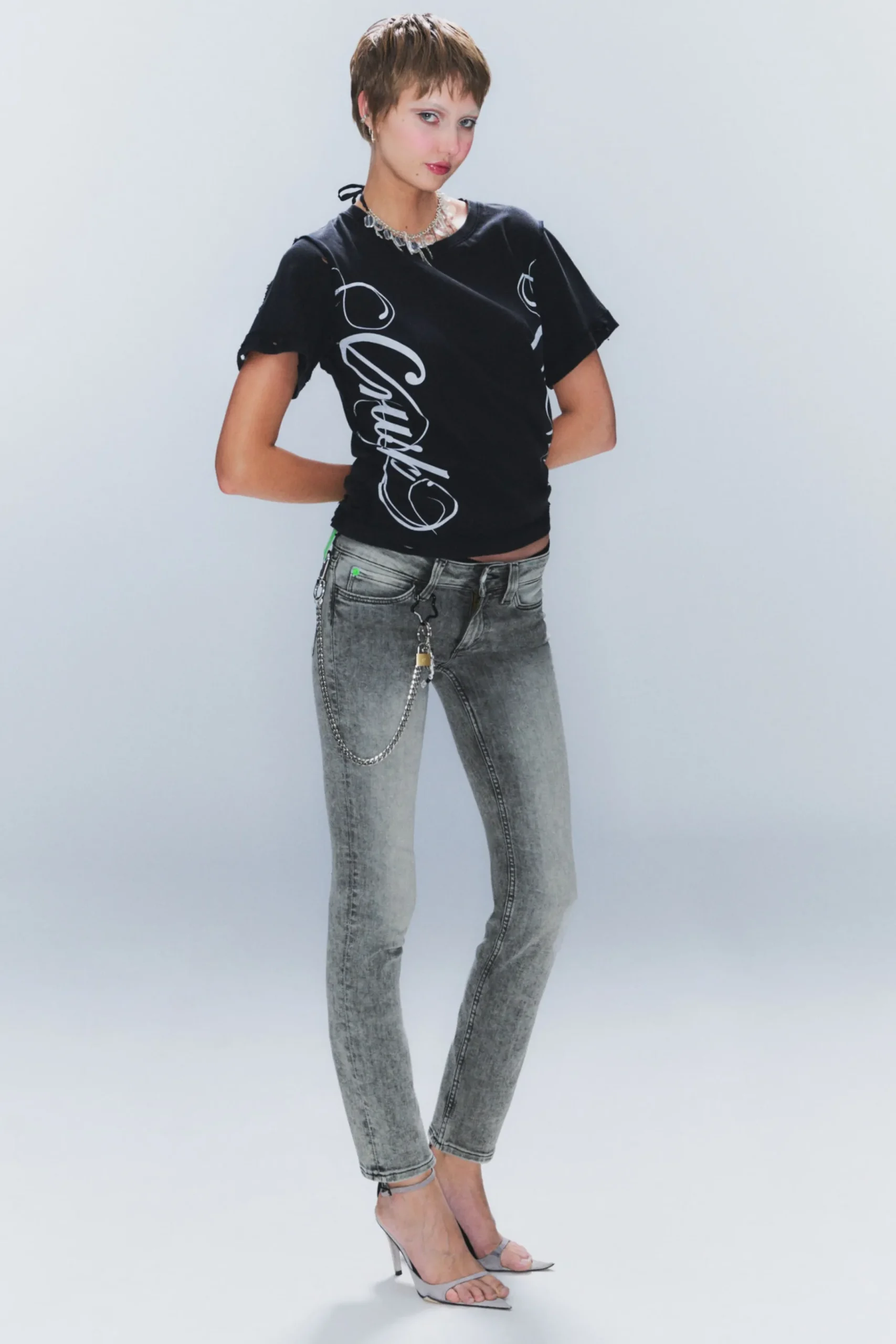 Weekday Jeans<SLEEZIE LOW WAIST SKINNY JEANS