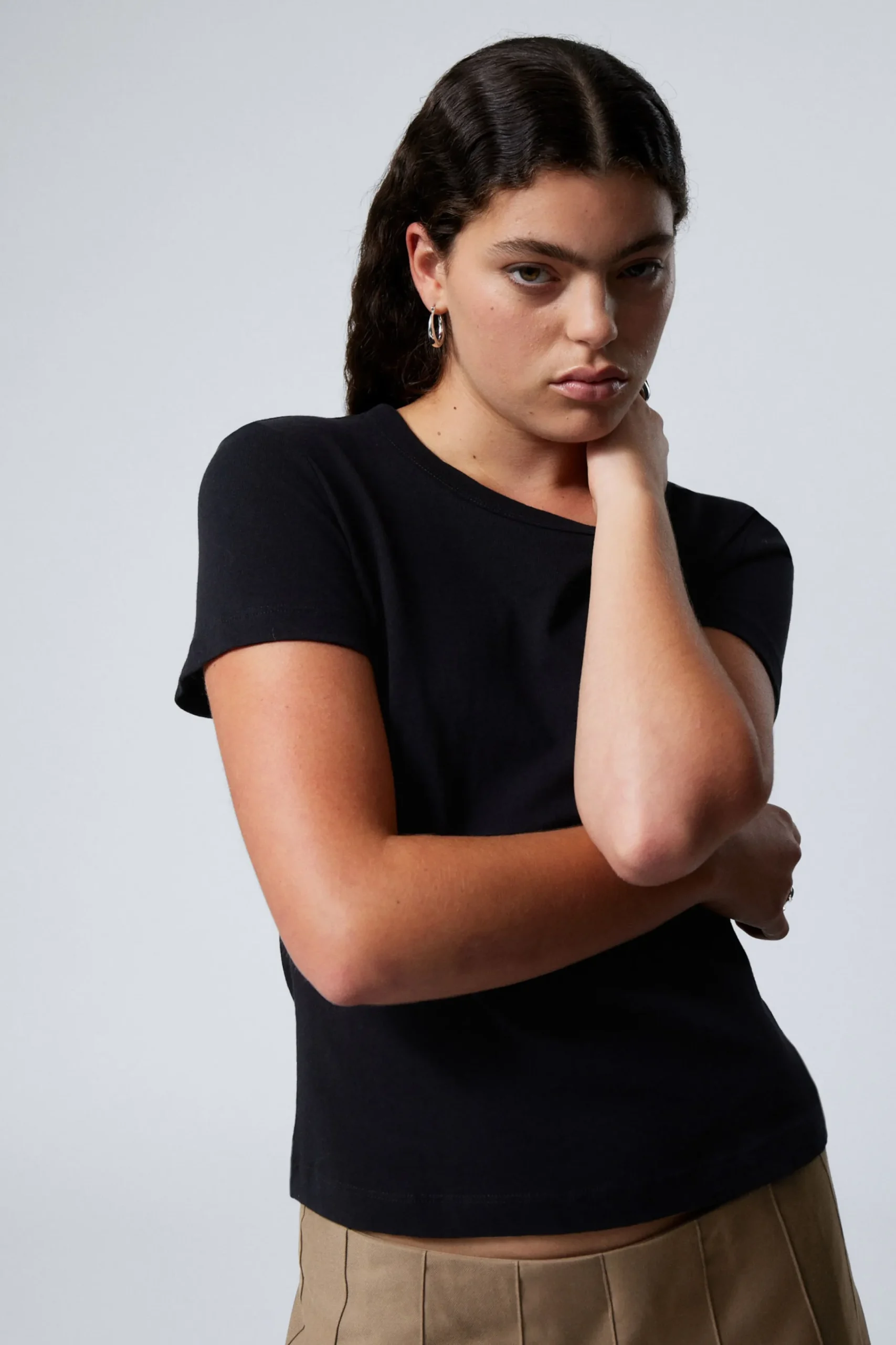 Weekday Basplagg | T-Shirtar<SLIM FITTED T-SHIRT