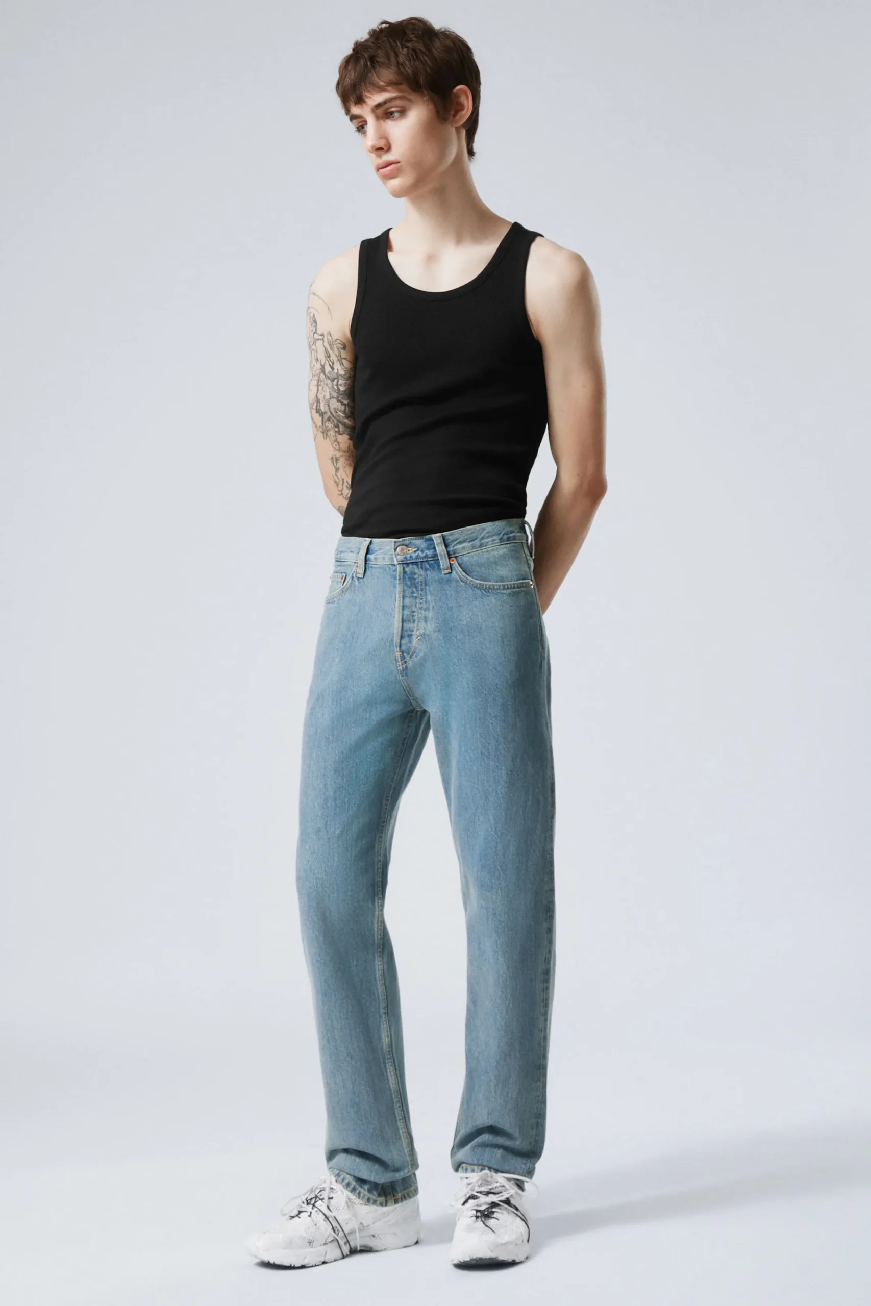 Weekday Jeans<SPACE RELAXED STRAIGHT LEG JEANS