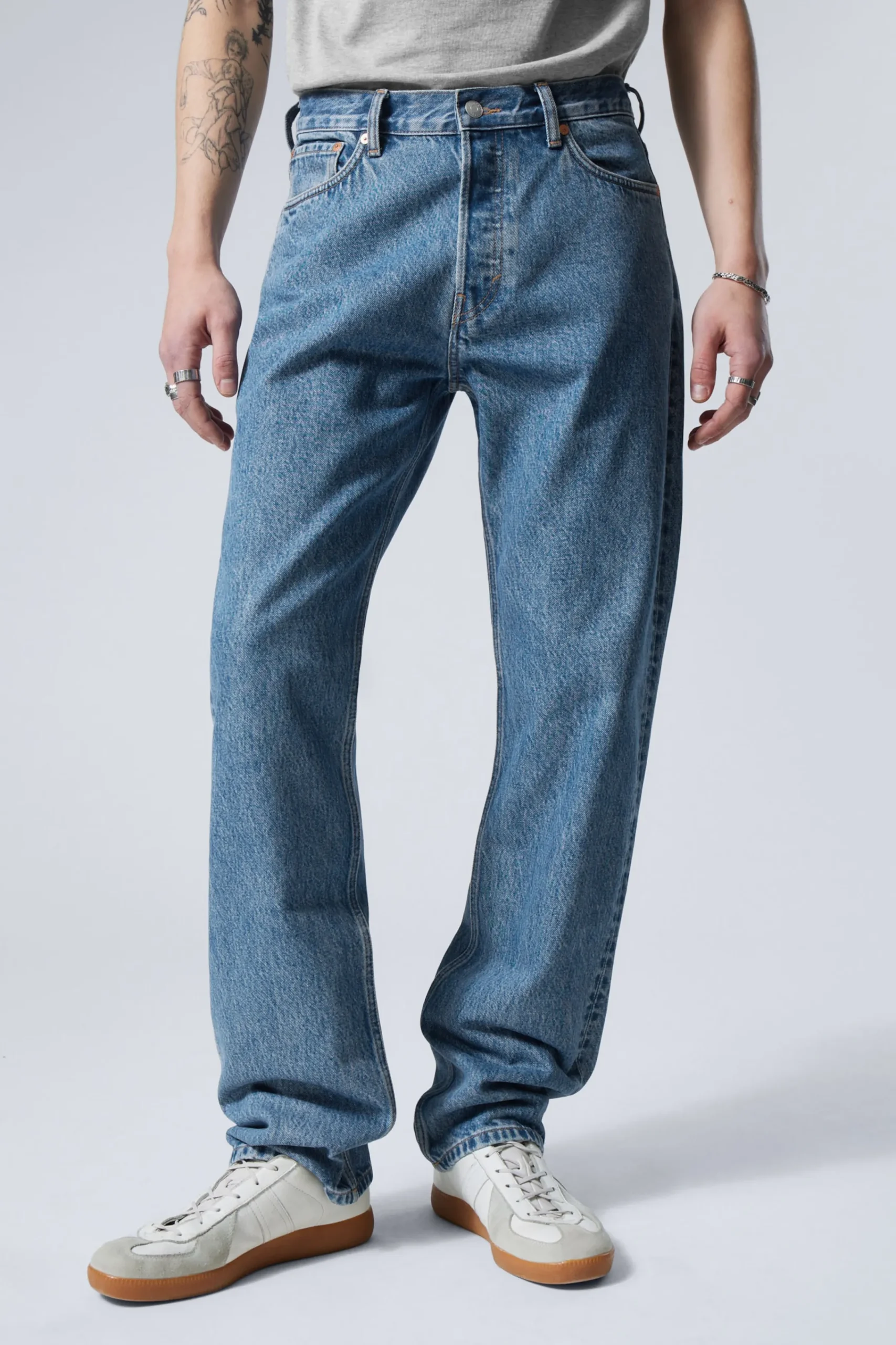 Weekday Jeans<SPACE RELAXED STRAIGHT LEG JEANS