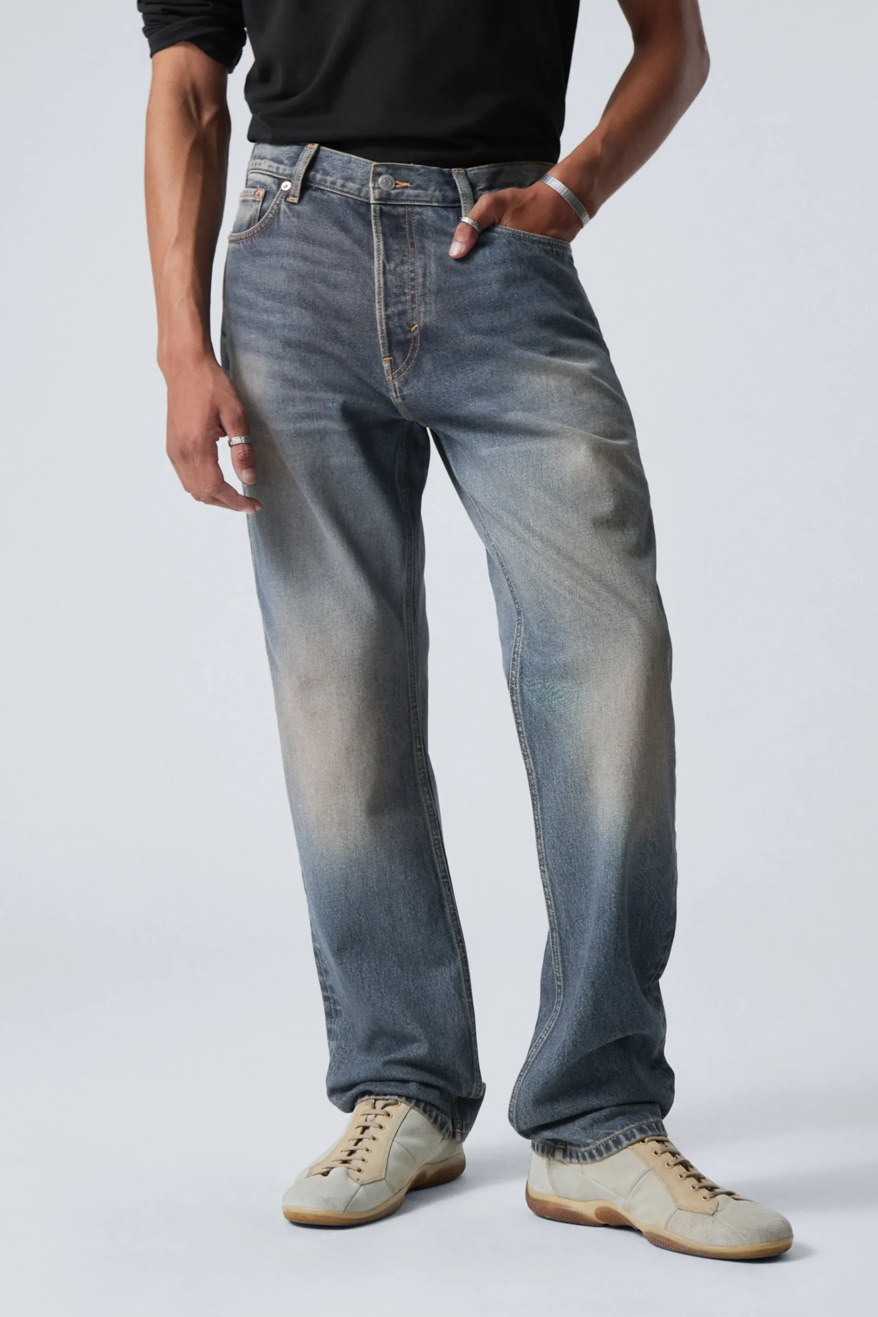 Weekday Jeans<SPACE RELAXED STRAIGHT LEG JEANS